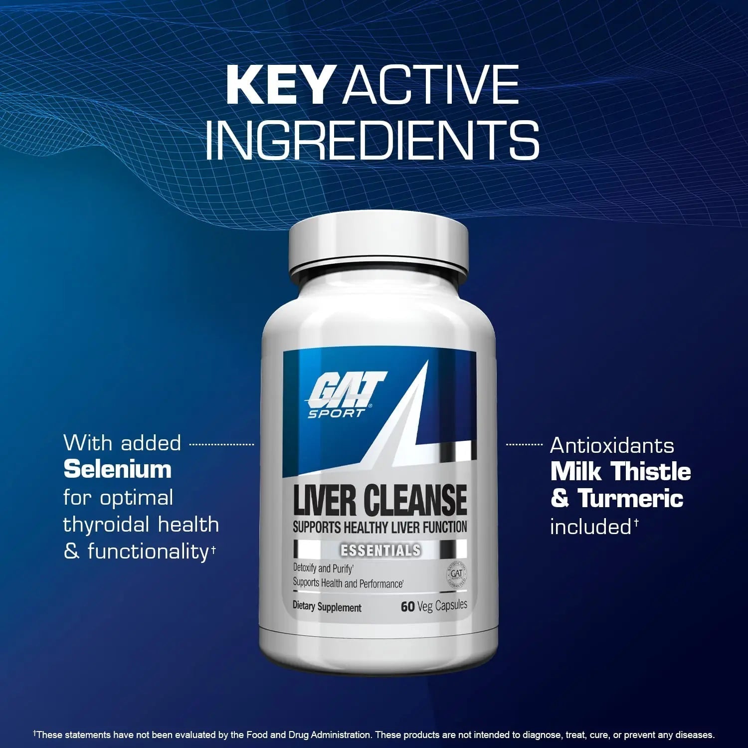 GAT SPORT Essentials Liver Cleanse Multivitamin, 60 Count GAT SPORT buy supplements canada