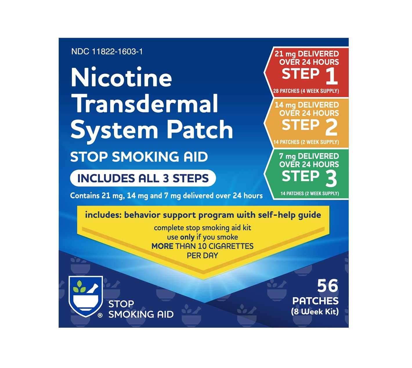 Rite Aid Nicotine Patch Kit, Steps 1 Through 3 to Quit Smoking, 21, 14, 7mg Rite Aid buy supplements canada