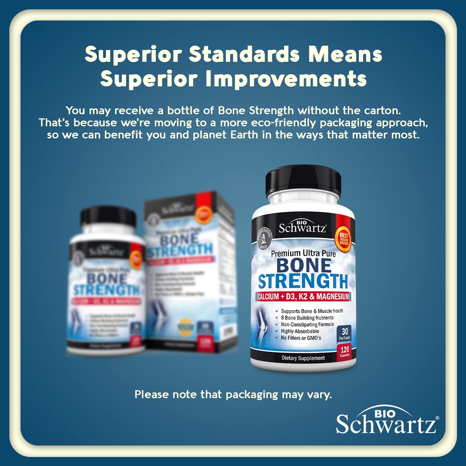 Bone Strength Supplement with Calcium + D3, K2 & Magnesium - Highly Absorbable BioSchwartz buy supplements canada