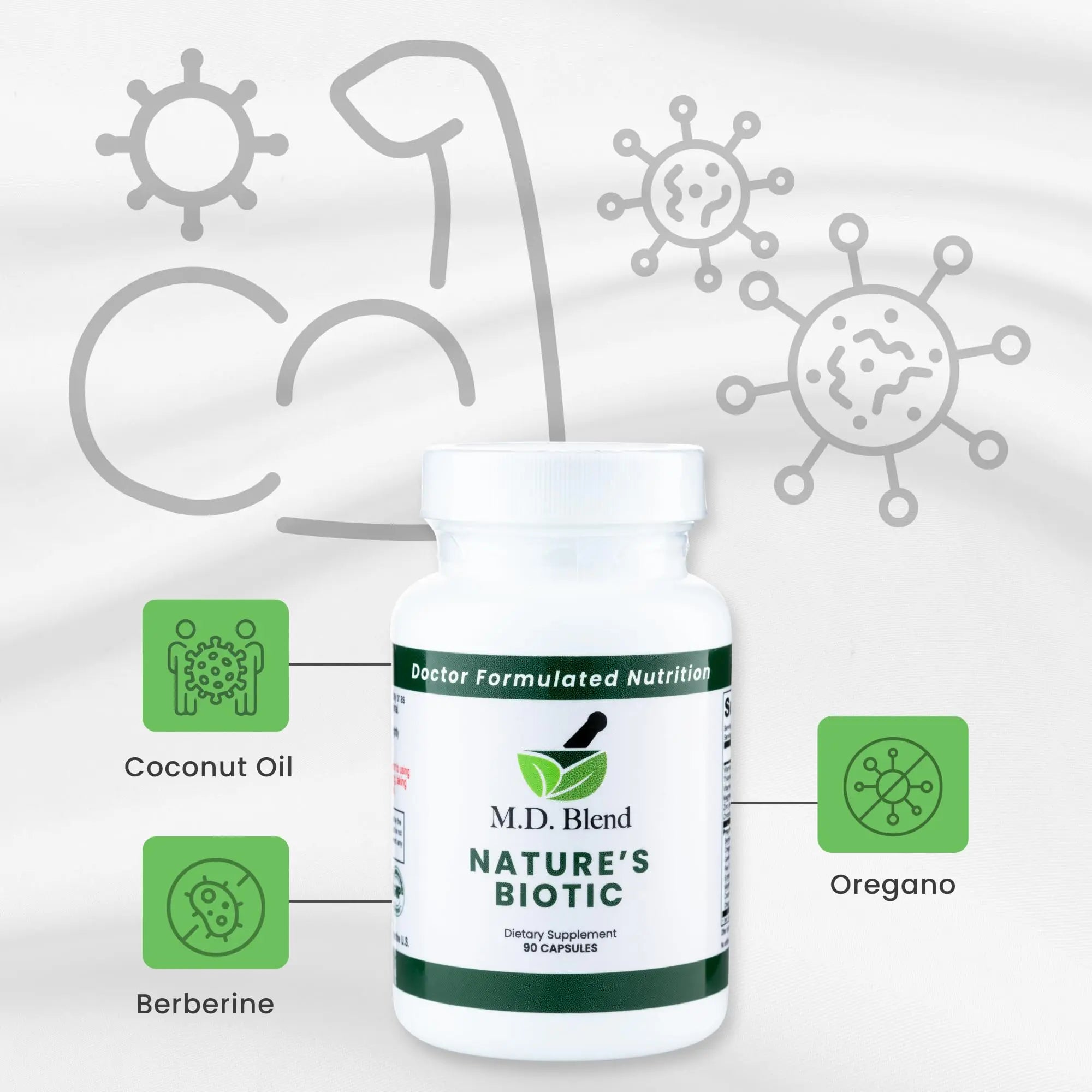 M.D. Blend Nature’s Biotic & Allergy Expert Bundle for Immune Support, Seasonal Allergy Relief, Respiratory Wellness, Quercetin and Bromelain, NAC Nettle Root Vitamins & Minerals Plant-Based Capsules M.D. Blend buy supplements canada