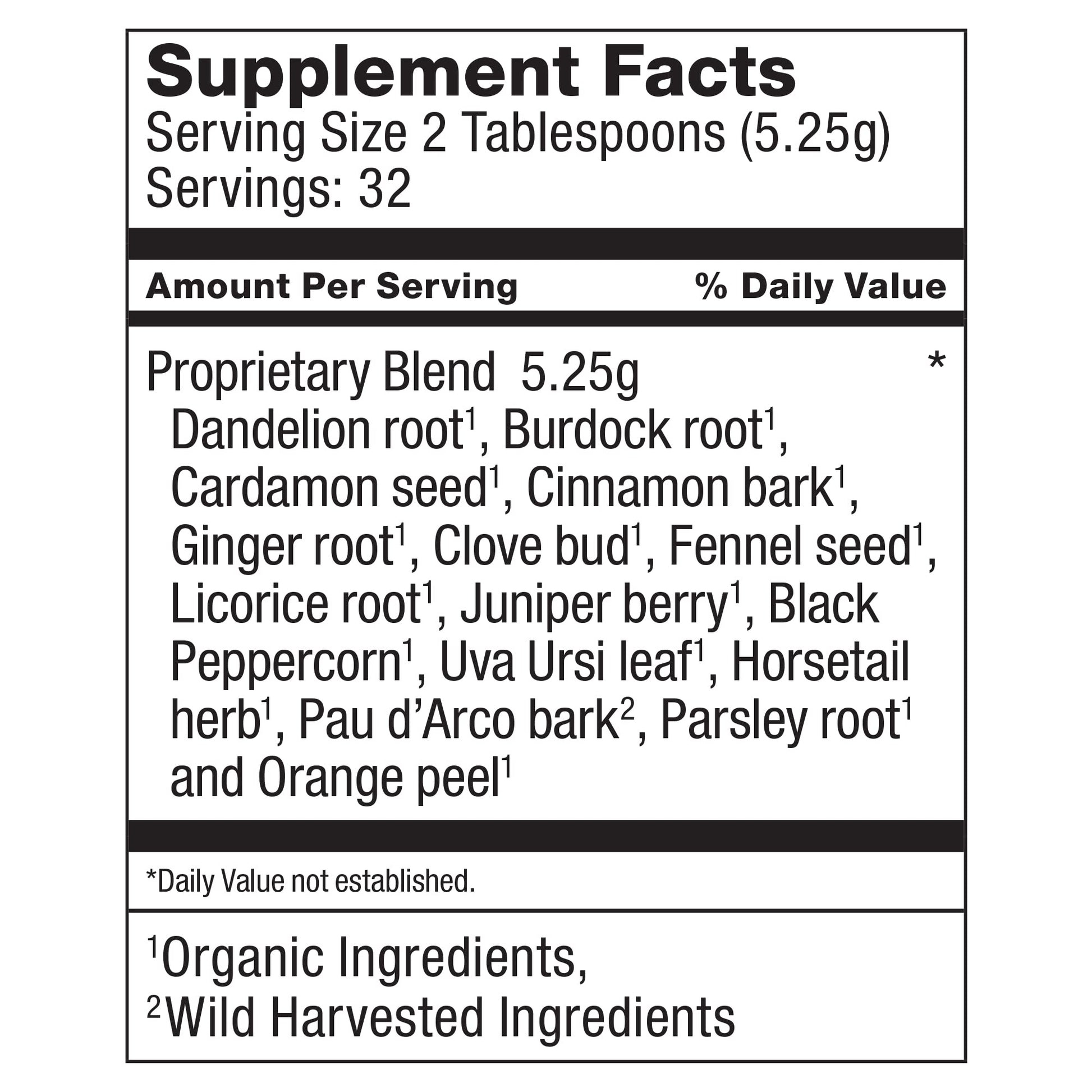 Dr. Schulze’s | Detox Tea | All Purpose Herbal Tonic | Powerful Digestive Stimulant | Dietary Supplement | Ultimate Liver Cleanse | Helps Eliminate Gas & Indigestion | Release Toxins | 6 Oz. Pack Dr. Schulze's buy supplements canada