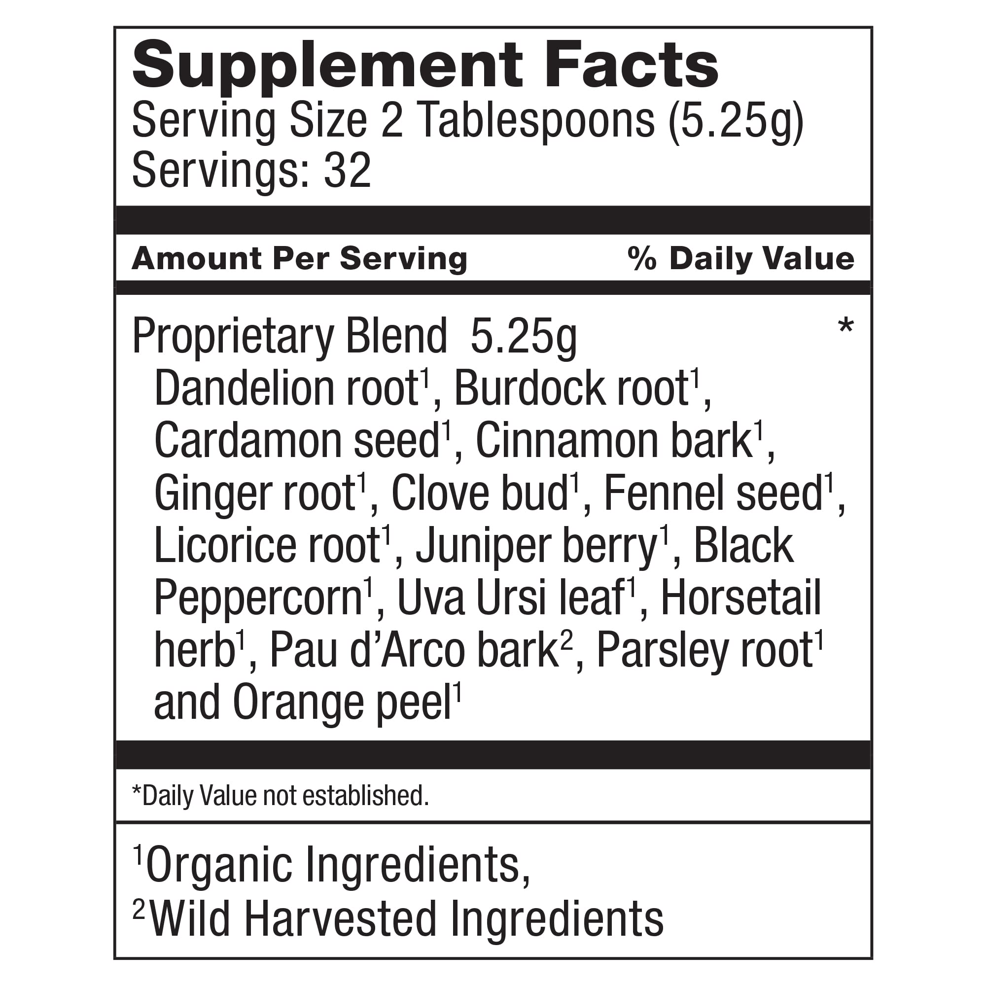 Dr. Schulze’s | Detox Tea | All Purpose Herbal Tonic | Powerful Digestive Stimulant | Dietary Supplement | Ultimate Liver Cleanse | Helps Eliminate Gas & Indigestion | Release Toxins | 6 Oz. Pack Dr. Schulze's buy supplements canada
