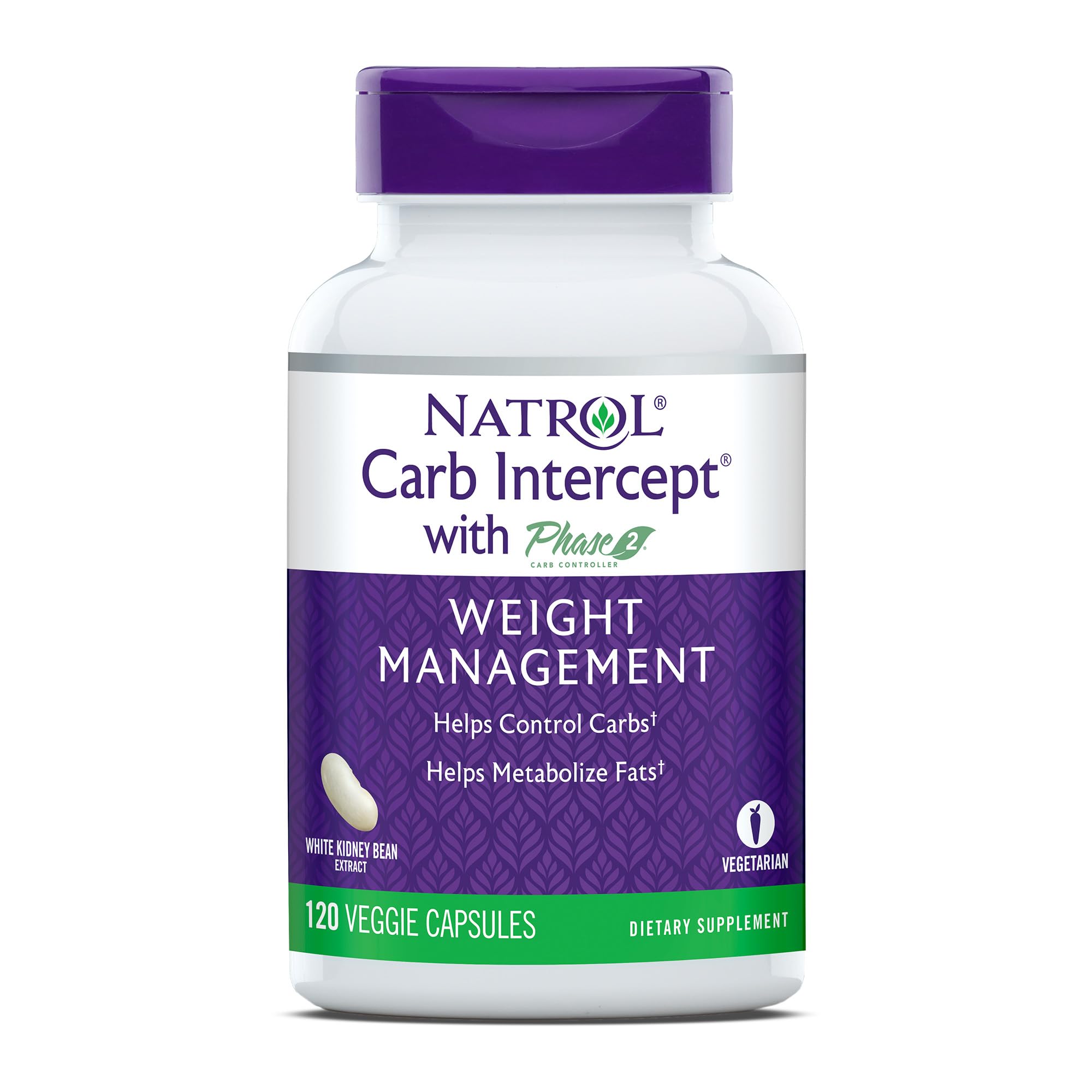 Natrol Carb Intercept Capsules with White Kidney Bean Extract - Controls Carbs, Metabolize Natrol buy supplements canada