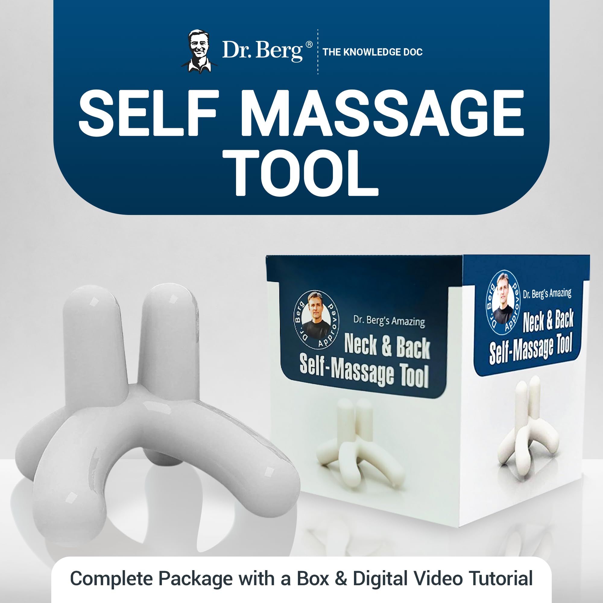 Dr. Berg’s Self-Massage Tool, Best for Back Pain Relief, Handheld Neck and Lower Back Dr. Berg Nutritionals buy supplements canada