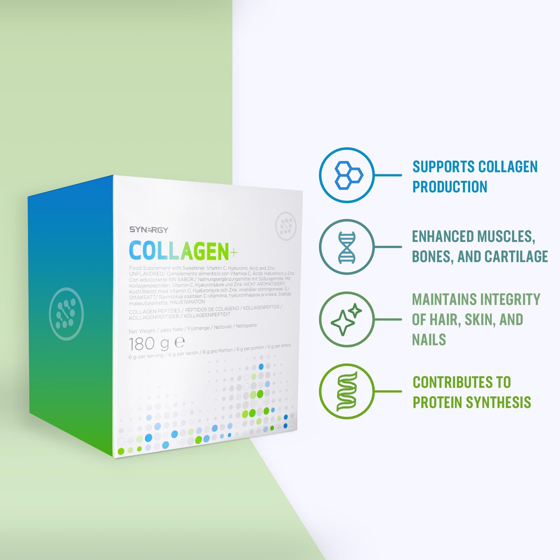 Synergy Worldwide Collagen+ 30 doses | 5810mg Collagen with Vitamin C, Hyaluronic Acid and Zinc Synergy Worldwide buy supplements canada