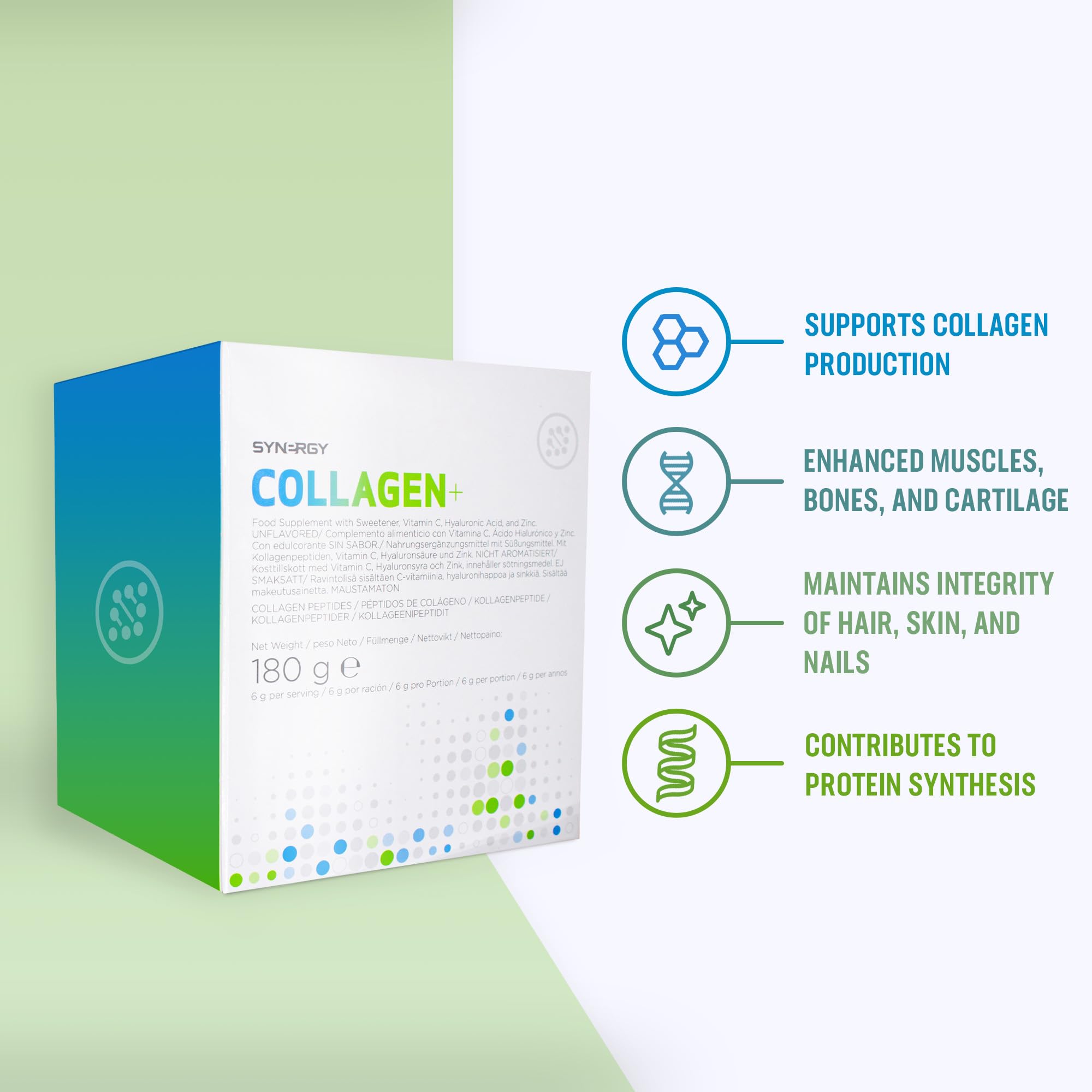 Synergy Worldwide Collagen+ 30 doses | 5810mg Collagen with Vitamin C, Hyaluronic Acid and Zinc Synergy Worldwide buy supplements canada