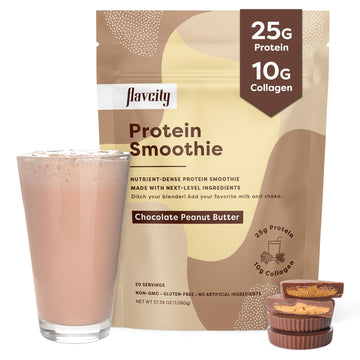 FlavCity Protein Powder Smoothie, Chocolate Peanut Butter - 100% Grass-Fed Whey Pro FlavCity buy supplements canada
