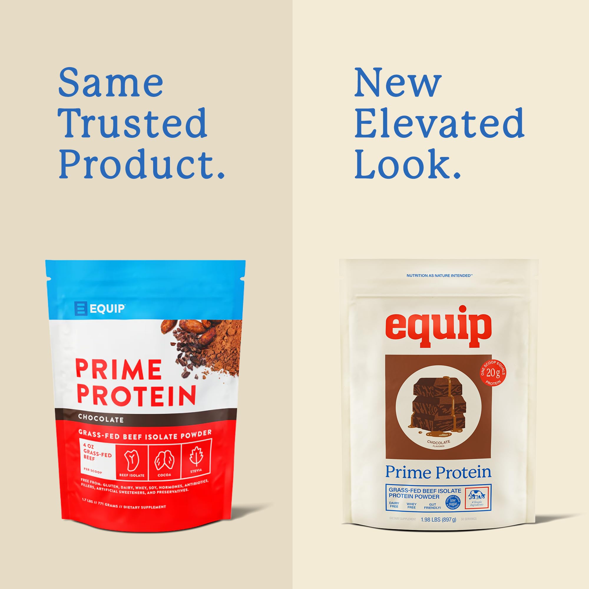 Equip Foods Prime Protein Powder | Clean, Grass Fed Beef Protein Powder | Carnivore Protein Isolate | Paleo, Keto Friendly | Gluten & Dairy Free | Helps Build & Repair Tissue Equip buy supplements canada