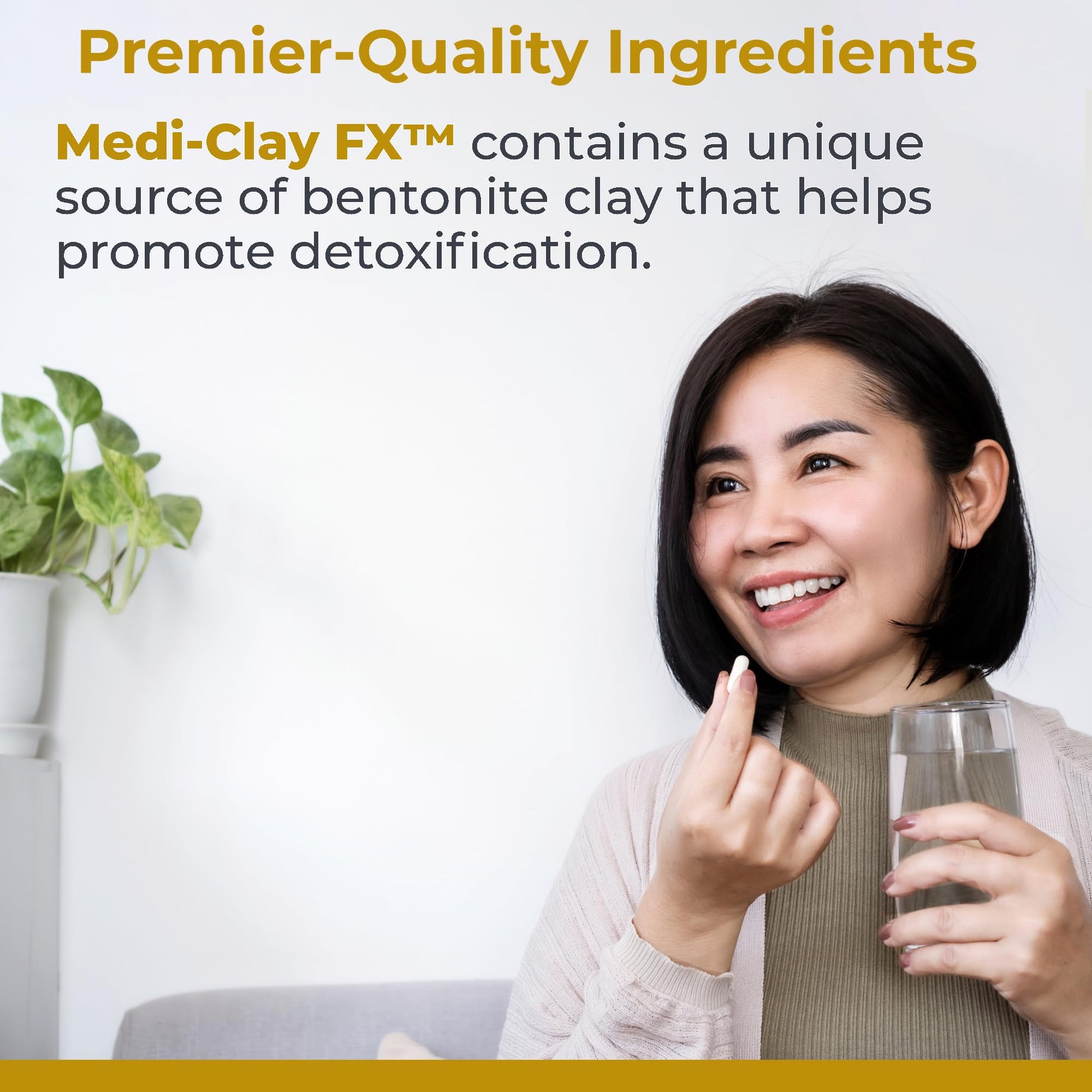 Premier Research Labs Medi-Clay-FX: Bentonite Clay Capsules for Detoxification | Food Grade Smectite Supplement | Absorb Toxins, Supports Cellular Health and Mold Detox - 90 Capsules Premier Research Labs buy supplements canada
