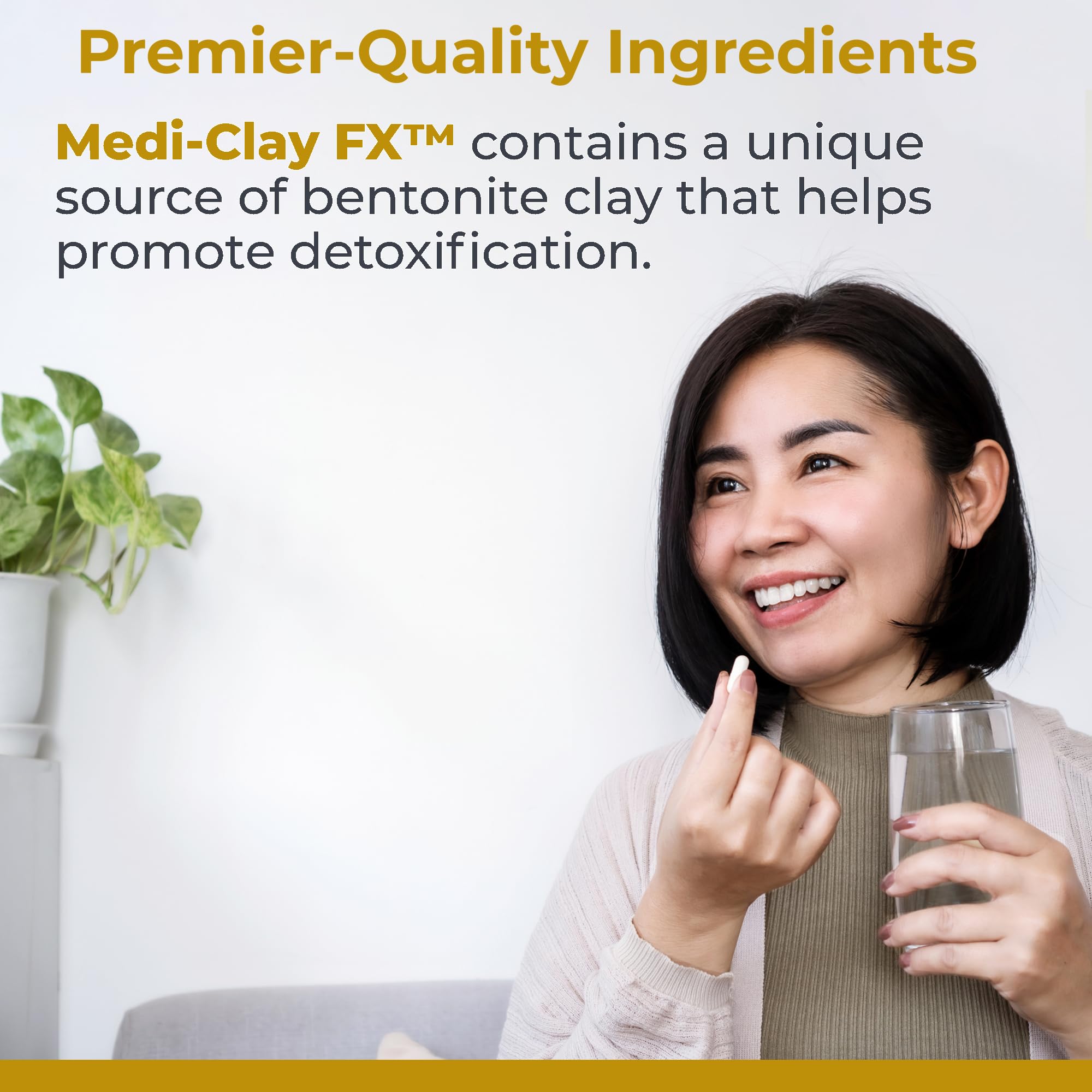 Premier Research Labs Medi-Clay-FX: Bentonite Clay Capsules for Detoxification | Food Grade Smectite Supplement | Absorb Toxins, Supports Cellular Health and Mold Detox - 90 Capsules Premier Research Labs buy supplements canada