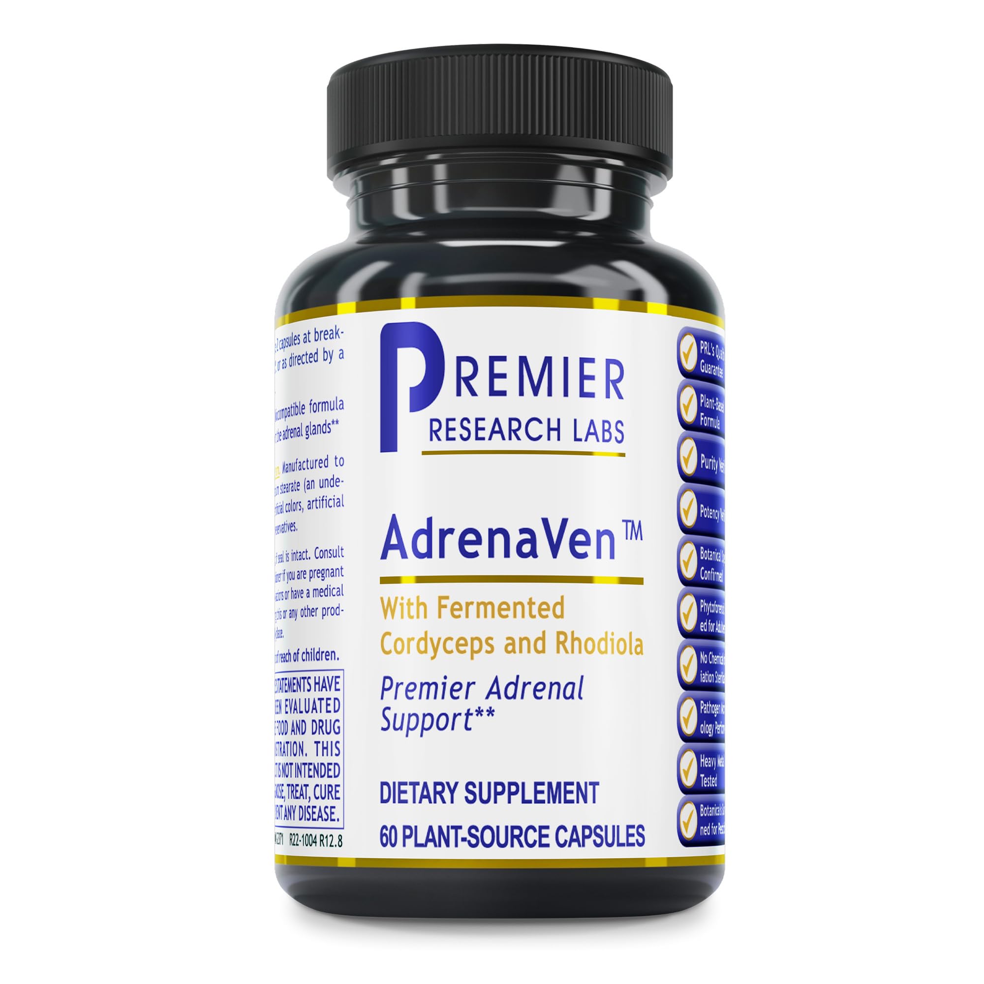 Premier Research Labs 30 Servings-AdrenaVen - Adrenal Health Supplement, Supports Adrenal Gland Health and Stress Response - Organic Adrenal Health - 60 Plant-Source Capsules Premier Research Labs buy supplements canada