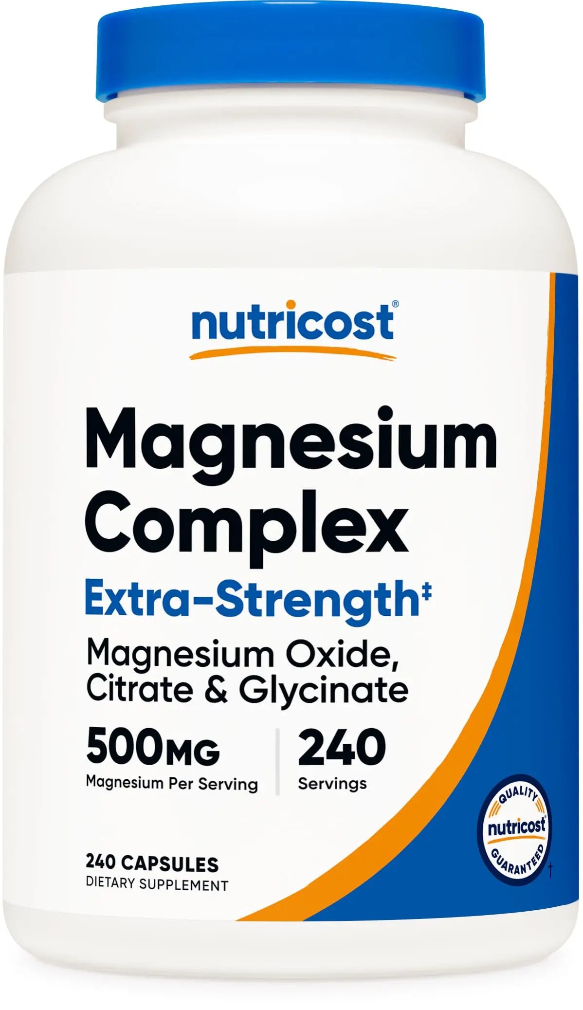 Nutricost Magnesium Complex 500mg, 240 Capsules - Magnesium Oxide, Citrate, and Glycinate - Gluten Free and Non-GMO Nutricost buy supplements canada