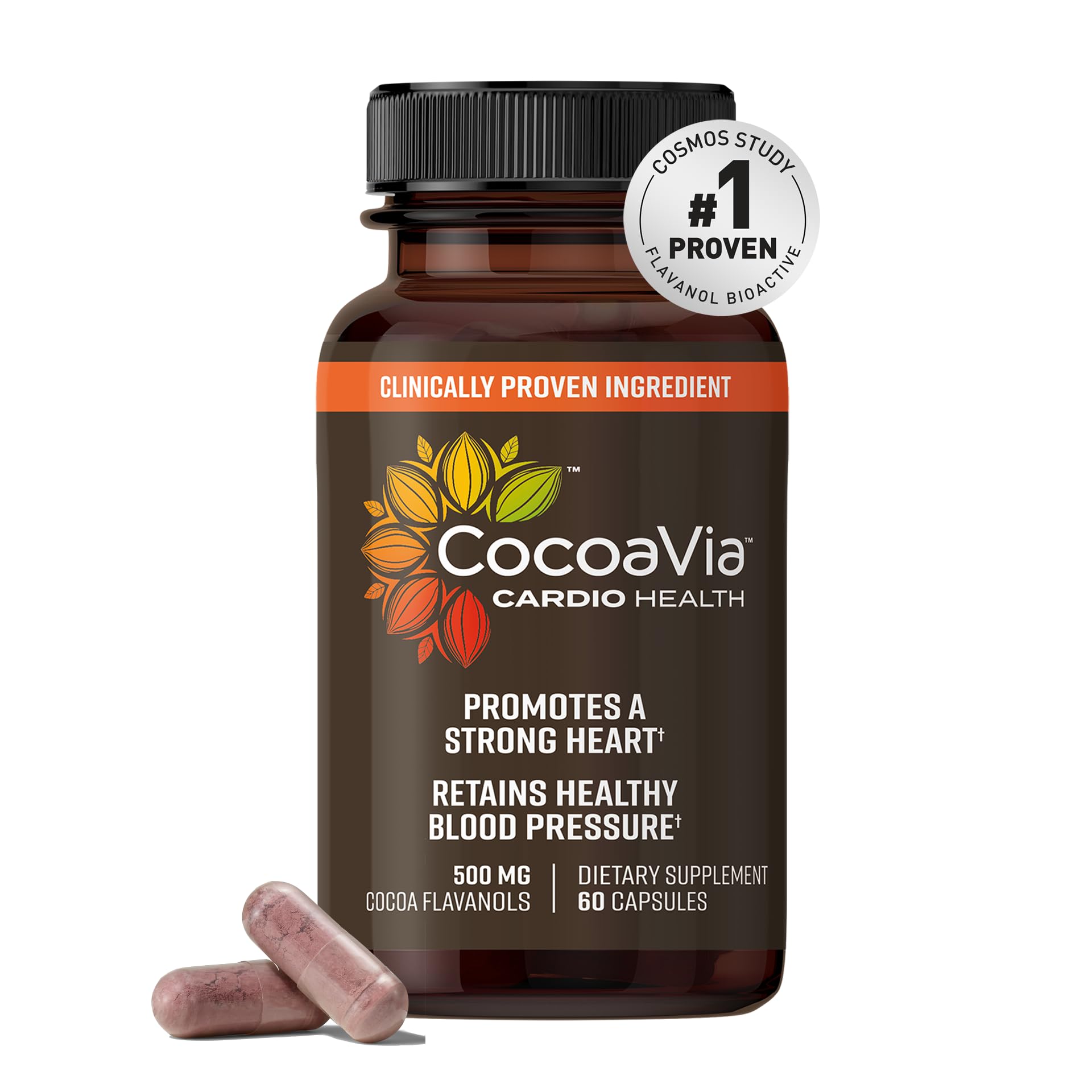 CocoaVia Cardio Health Supplement, 30 Day, 500mg Cocoa Flavanols, Support Heart Health CocoaVia buy supplements canada