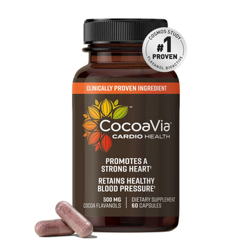 CocoaVia Cardio Health Supplement, 30 Day, 500mg Cocoa Flavanols, Support Heart Health CocoaVia buy supplements canada