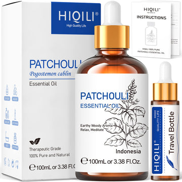HIQILI Patchouli Essential Oil 100ML, Pure Natural, for Perfume Making, Diffuser and Skin HIQILI buy supplements canada