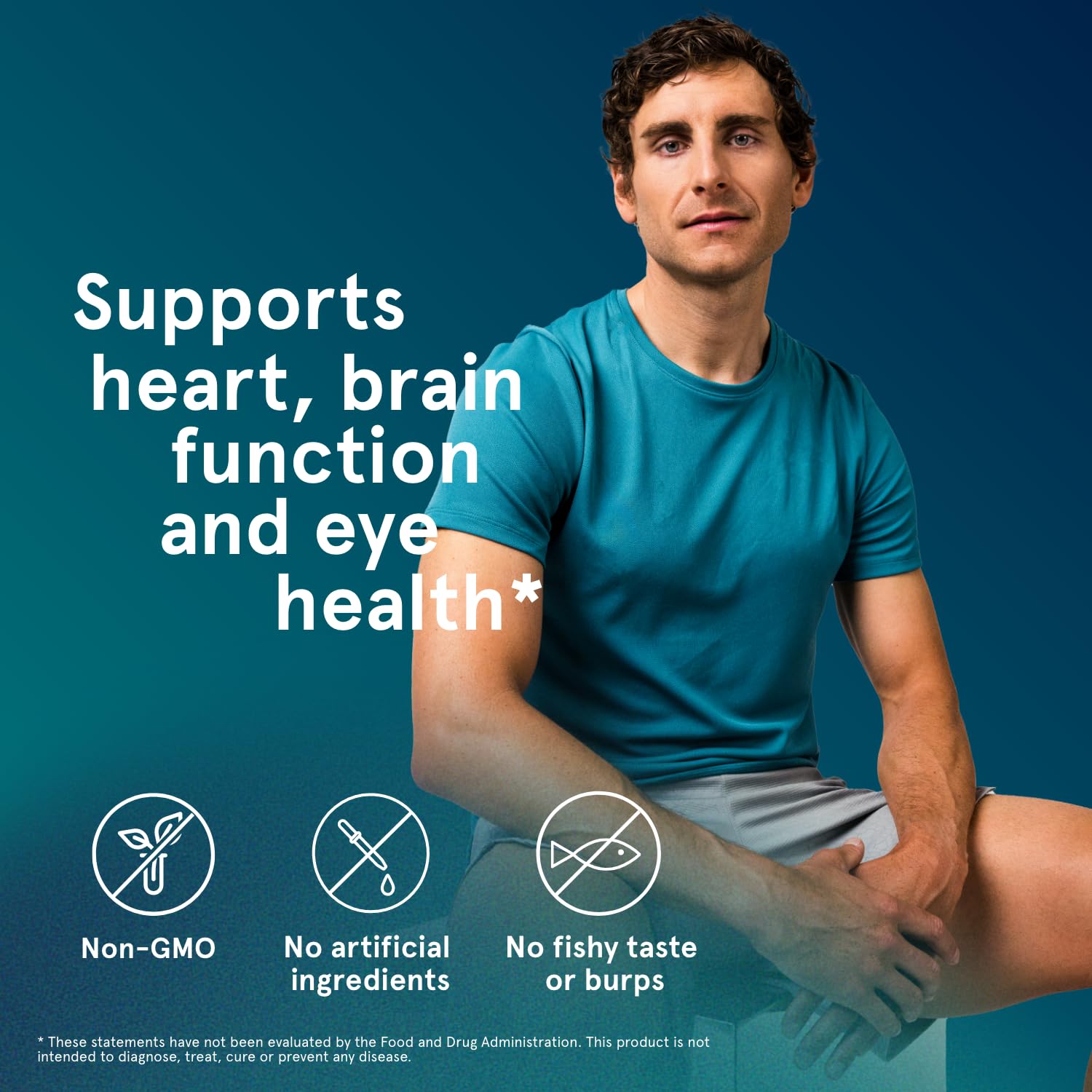 Puori Omega 3 Fish Oil Supplement - Ultra Pure & Burpless Wild Caught Fish Oil with 2000mg Omega 3 Fatty Acids,1250mg EPA & 500mg DHA Supports Heart, Brain & Eye Health - IFOS Certified - 120 Softgels Puori buy supplements canada