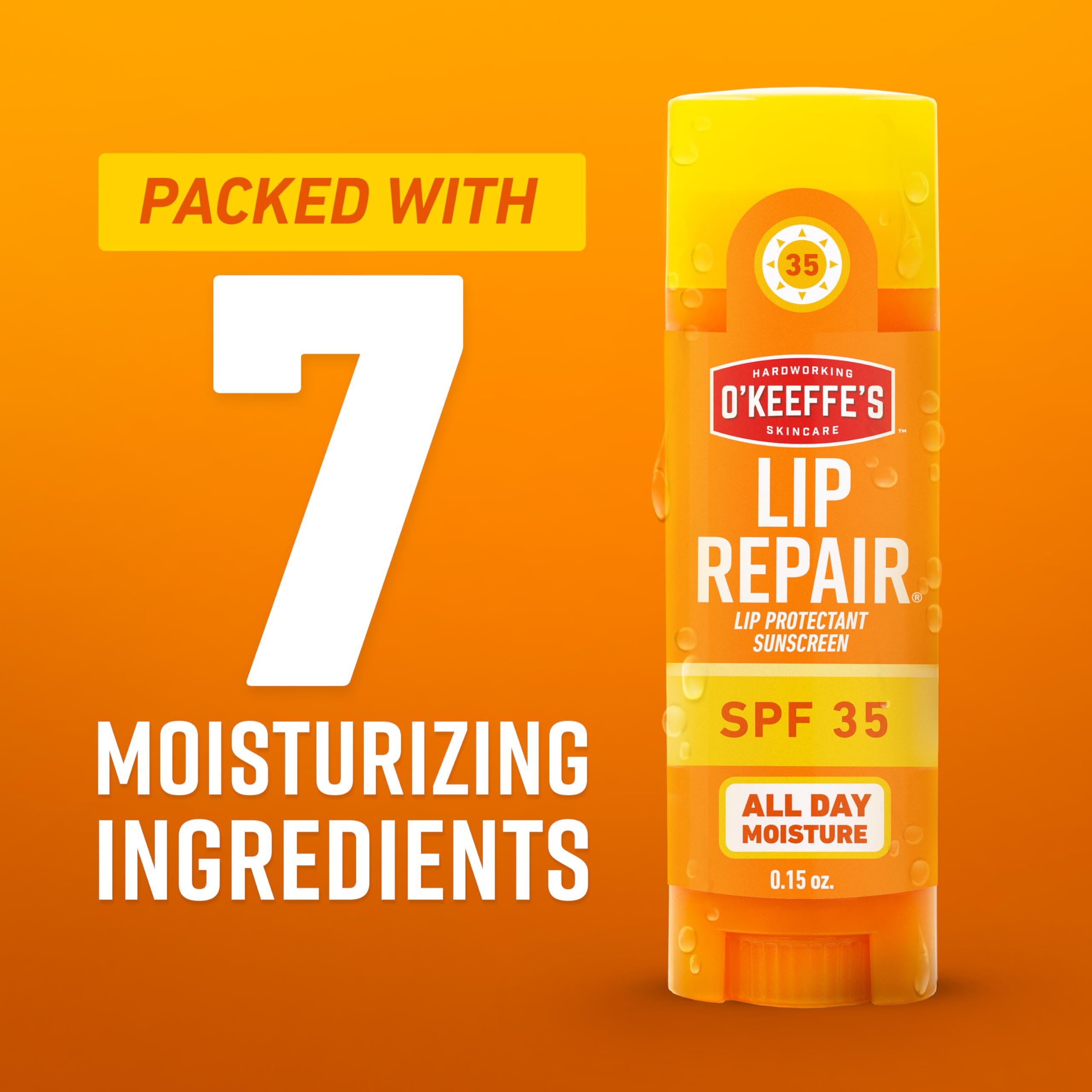 O'Keeffe's Lip Repair SPF 35 Lip Balm - Stick (3 Pack) - Sun-Safe Moisturizer for Extremely Cracked, Dry Lips O'Keeffe's buy supplements canada