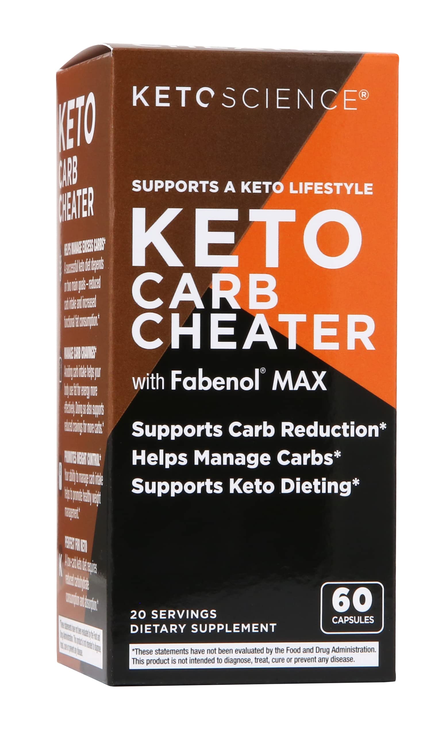 Keto Science Keto Carb Cheater, Supports Carb Reduction, Helps Manage Carbs, Supports Keto Science buy supplements canada
