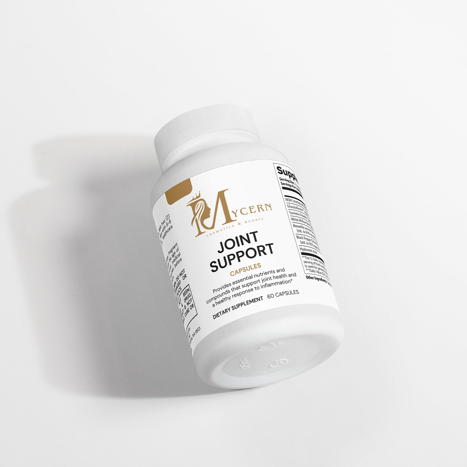Joint Support Supplement – 60 Caps – MSM, Glucosamine HCl, Turmeric Supplement, Boswellia, Hyaluronic Acid Capsules & Black Pepper, Flexibility, Mobility & Comfort Joint Health – Made in USA Mycern buy supplements canada