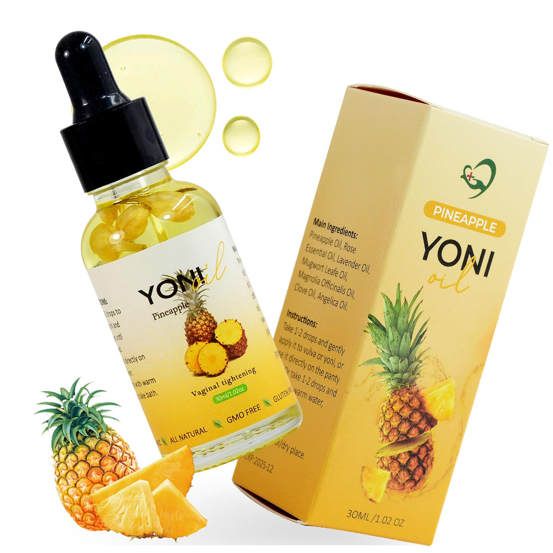 Aromlife Pineapple Feminine Oil Essential Yoni Oil, for Women Ph Balance and Wetness Vaginal Aromlife buy supplements canada