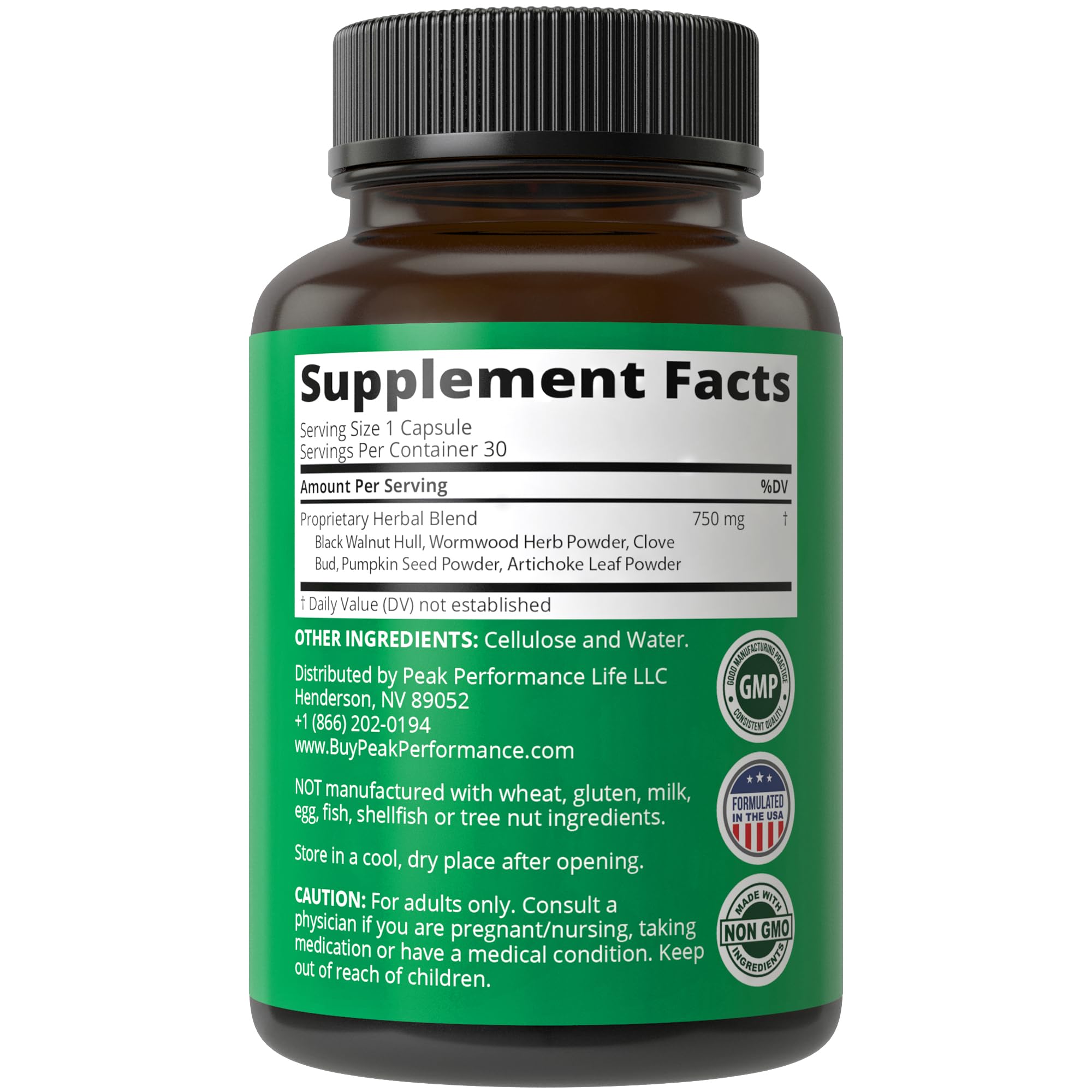 Wormwood Black Walnut Clove Cleanse for Humans. Elimination Detox + Intestinal Support Capsules Supplement for Adults and Kids. Pills with Artichoke and Pumpkin Seed for Additional Benefits Peak Performance buy supplements canada