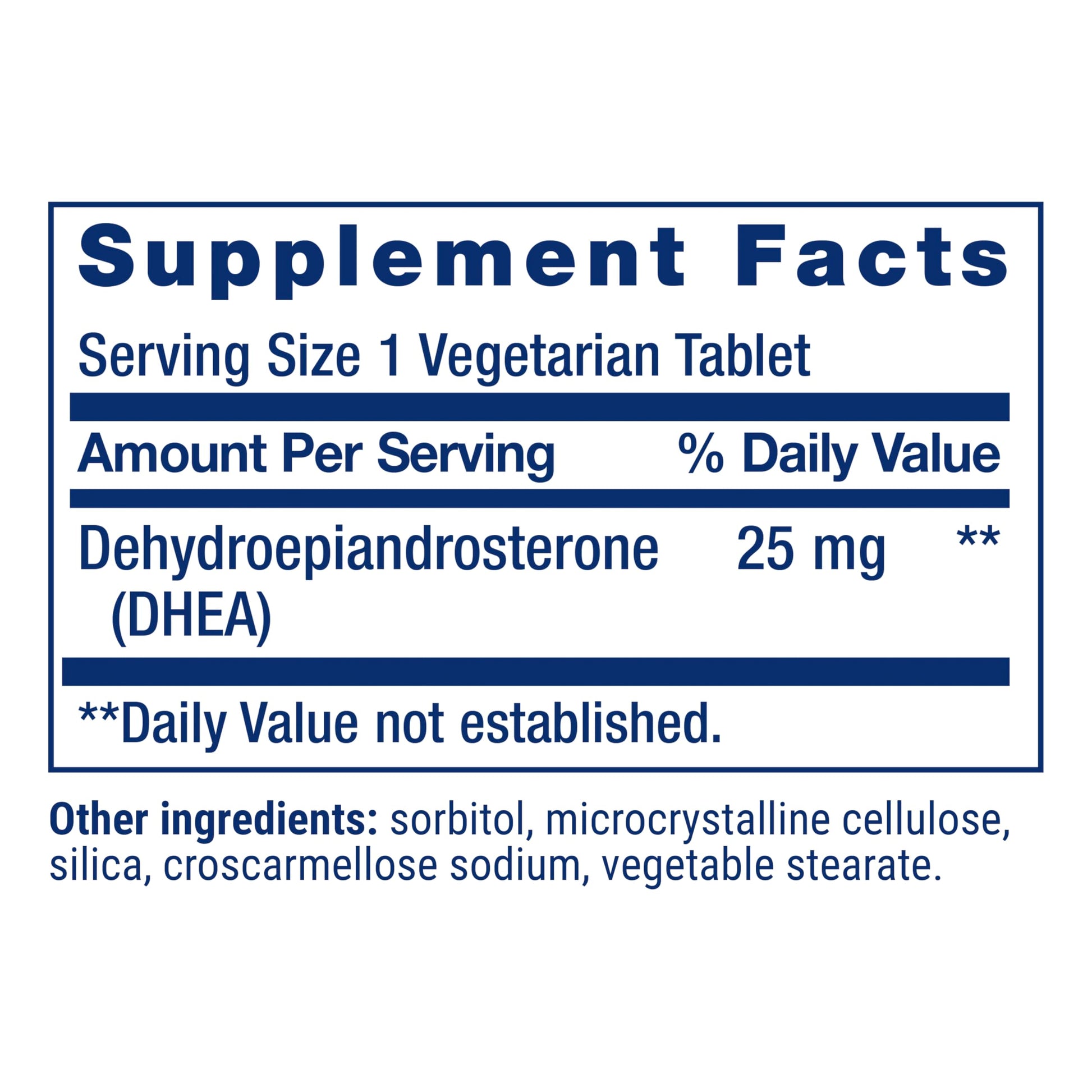 Life Extension DHEA 25 mg – Hormone Balance Supplement, Memory, Muscle Health, Bone Health, Men’s Health, Women’s Health, Gluten-Free, Non-GMO, Vegetarian, 100 Dissolve-in-Mouth Tablets Life Extension buy supplements canada