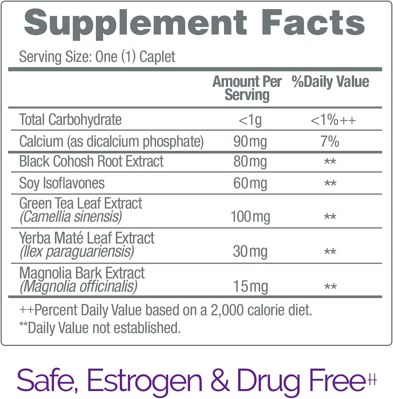 Estroven Stress Relief & Energy Boost for Menopause Relief - 28 Ct. - Clinically Proven Ingredients Provide Stress & Energy Support + Night Sweats & Hot Flash Relief - Drug-Free and Gluten-Free Estroven buy supplements canada