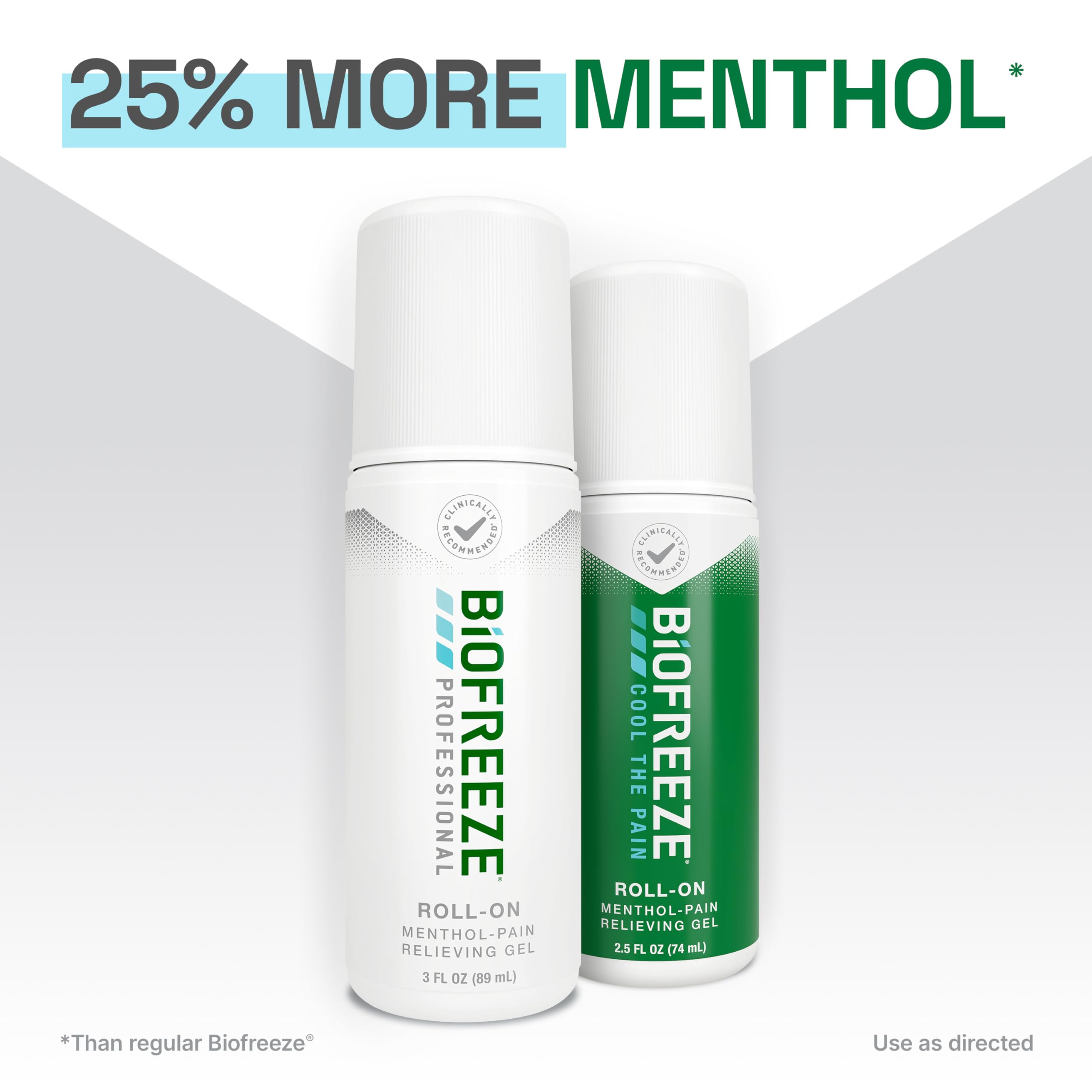 Biofreeze Professional Pain Relief Roll On, Knee & Lower Back Pain Relief, Arthritis Pain Reliever, Neck Pain Relief, Cooling Joint Pain Relief, Roll-On Menthol Gel 3 Fl Oz (Pack of 2) Biofreeze buy supplements canada