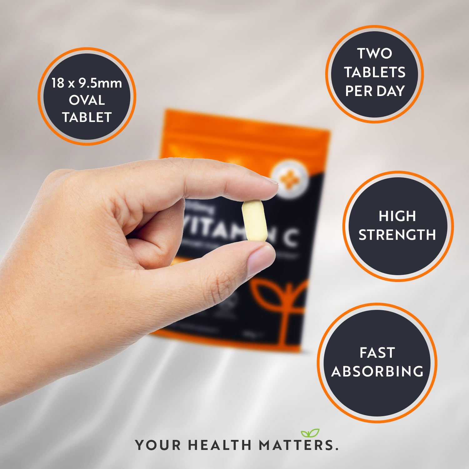 Vitamin C Tablets 1100mg – 180 Premium Vegan and Vegetarian Tablets – 3 Month Supply Nutravita buy supplements canada