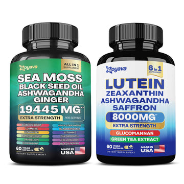 Zoyava Sea Moss 16-in-1 and Lutein 6-in-1 Bundle Zoyava buy supplements canada