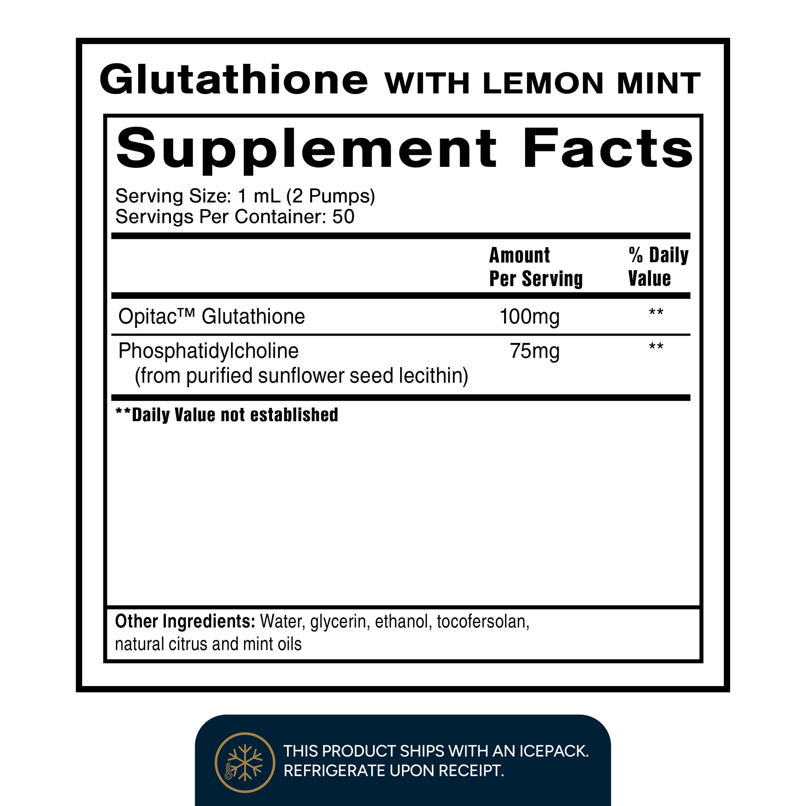 Quicksilver Scientific Liposomal Glutathione - Superior Absorption Oral Glutathione Supplement for Detox & Immune Support - Lemon Mint (1.7 fl oz) Quicksilver Scientific buy supplements canada