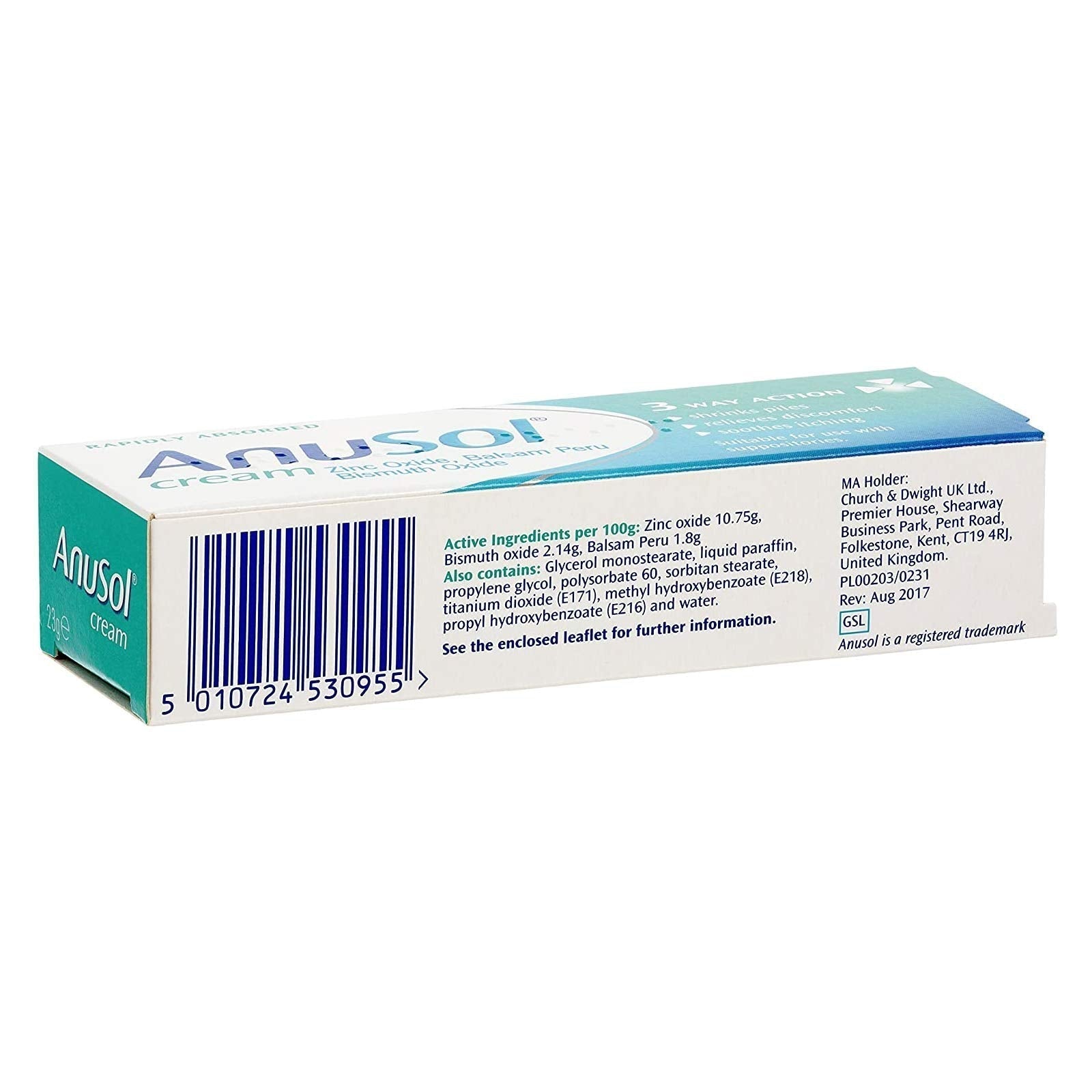 Anusol Cream Haemorrhoid Treatment 23G Anusol buy supplements canada
