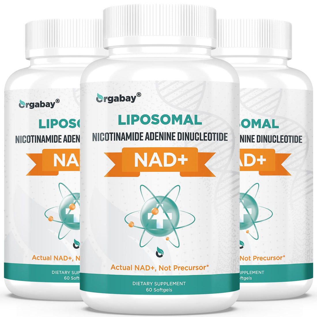 Orgabay Liposomal NAD+ Supplement 500 mg, High Absorption, Boost NAD+ with TMG 250 mg, Actual NAD Plus More Efficient Than Nicotinamide Riboside, Support Cellular Energy, Healthy Aging | 180 Softgels Orgabay buy supplements canada