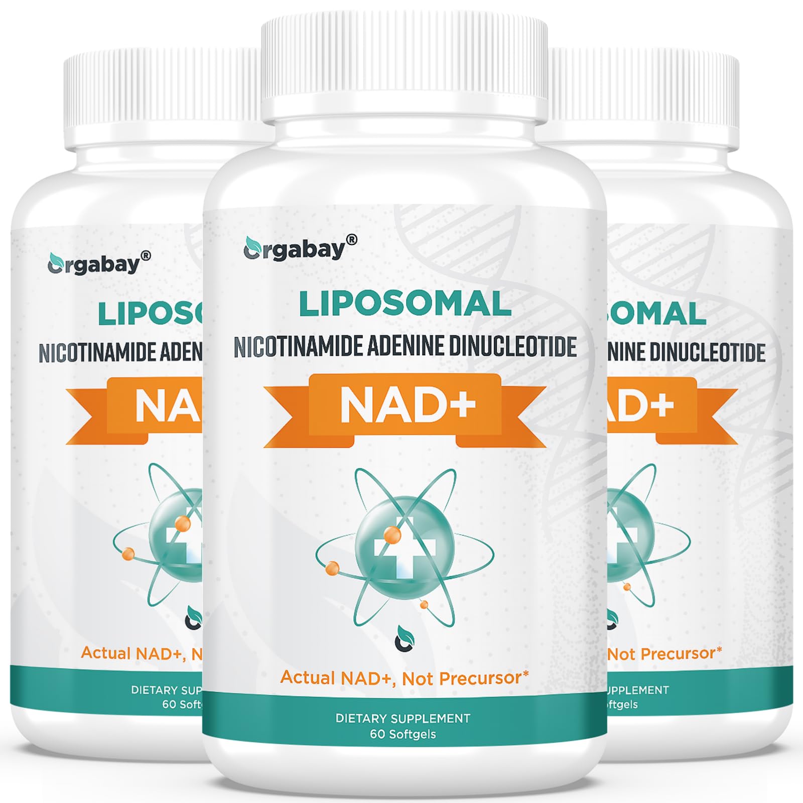 Orgabay Liposomal NAD+ Supplement 500 mg, High Absorption, Boost NAD+ with TMG 250 mg, Actual NAD Plus More Efficient Than Nicotinamide Riboside, Support Cellular Energy, Healthy Aging | 180 Softgels Orgabay buy supplements canada