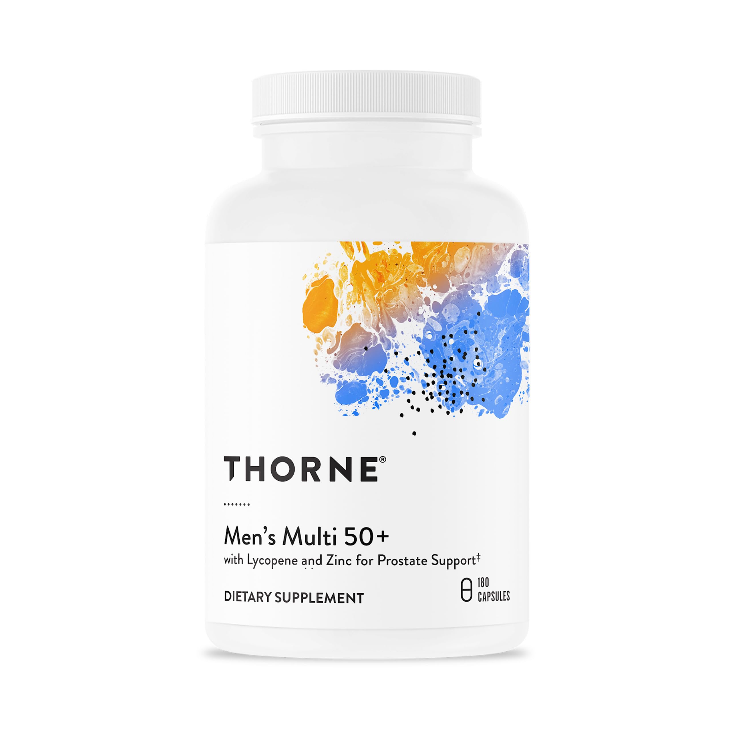 THORNE - Men's Multi 50+ - Comprehensive Daily Multivitamin with Vitamins A, B6, B12, C, D, E, Zinc & More - Support Heart, Brain, Prostate, Muscle & Immune Health* - 180 Capsules THORNE buy supplements canada