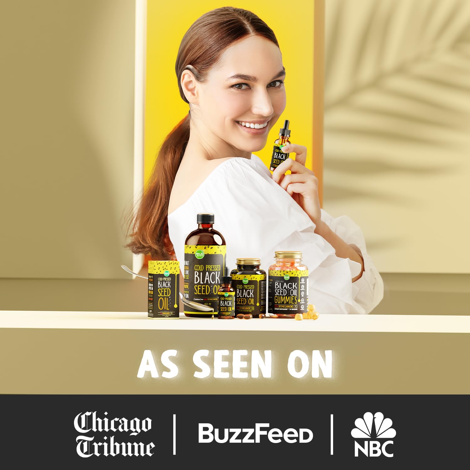 MAJU Black Seed Oil - 3 Times TQ, Cold-Pressed, Travel Size, 100% Turkish Black Cumin Maju Superfoods buy supplements canada