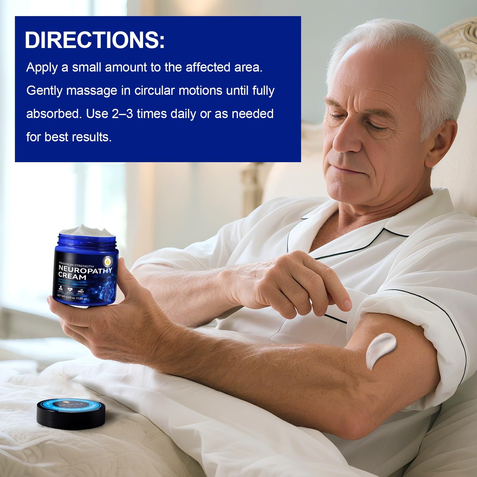 Neuropathy Cream Extra Strength 120g, Neuropathy Nerve Pain Relief Cream Contains Arnica, Vitamin B6 & Lavender, Deep Soothing & Moisturizing Aus Healthcare buy supplements canada