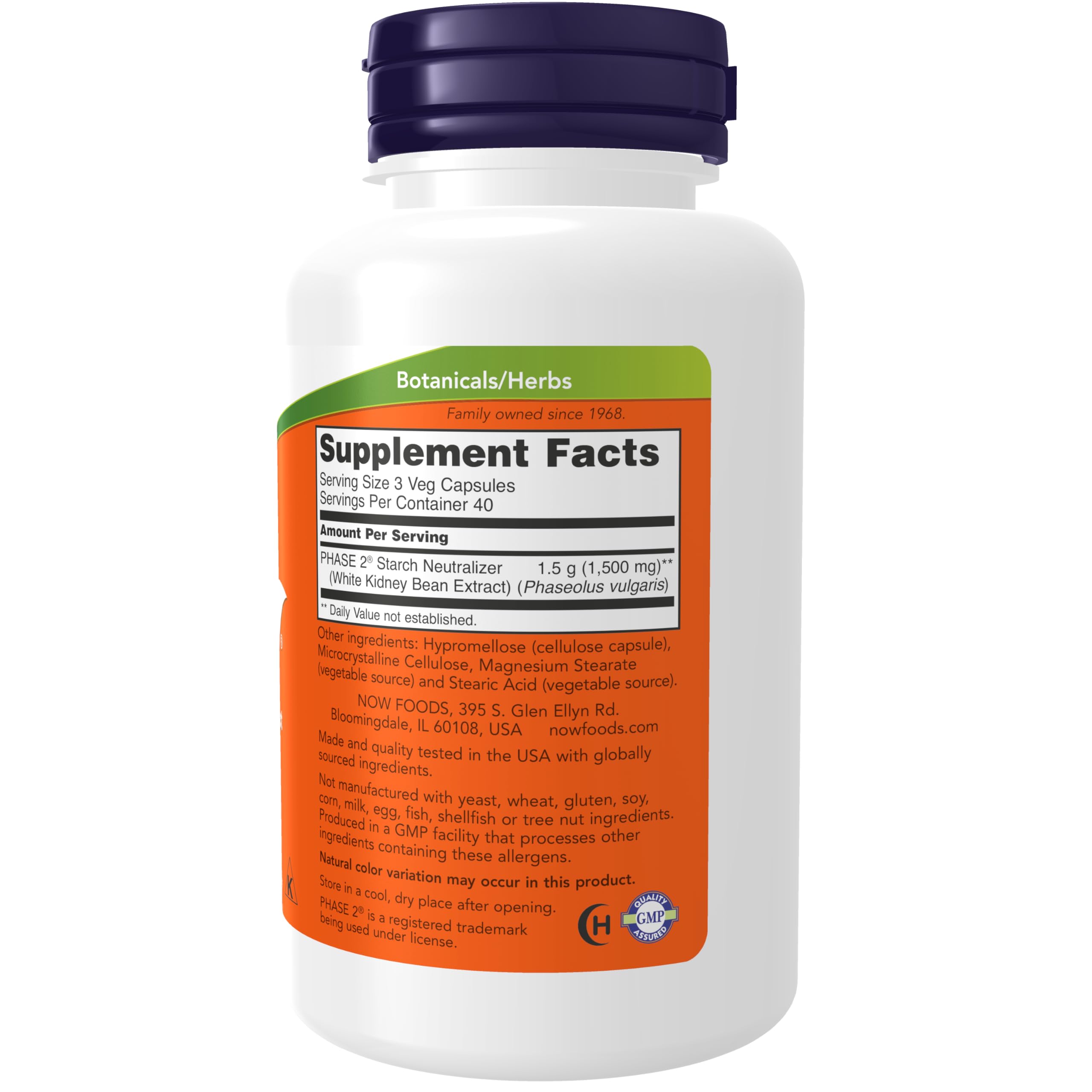 NOW Supplements, Phase 2® (White Kidney Bean Extract) 500 mg, Weight Management NOW buy supplements canada
