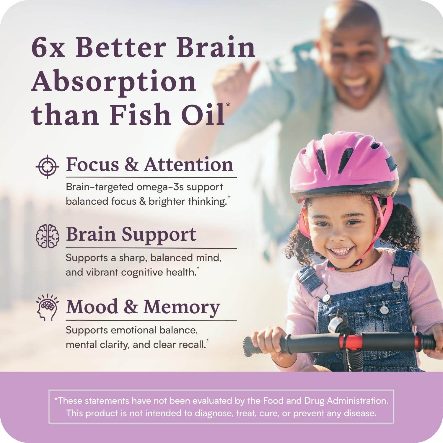 Omega w/LYSOVETA LPC | EPA & DHA Supplements for Brain Health | Focus, Attention, Memory, & Mood | 6X Higher Absorption Than Fish Oil | Omega-3 Fatty Acid Supplements | Highest Potency LPC-DHA Accentrate buy supplements canada