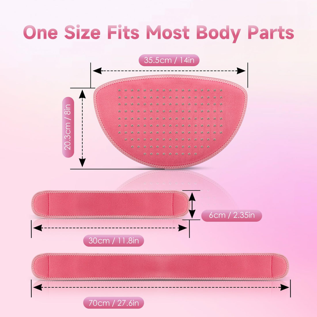 Red Light Therapy Belt Pad: Near Infrared Lamp Pain Relief 156 LEDs Wrap Body Heating Pads Astarexin buy supplements canada
