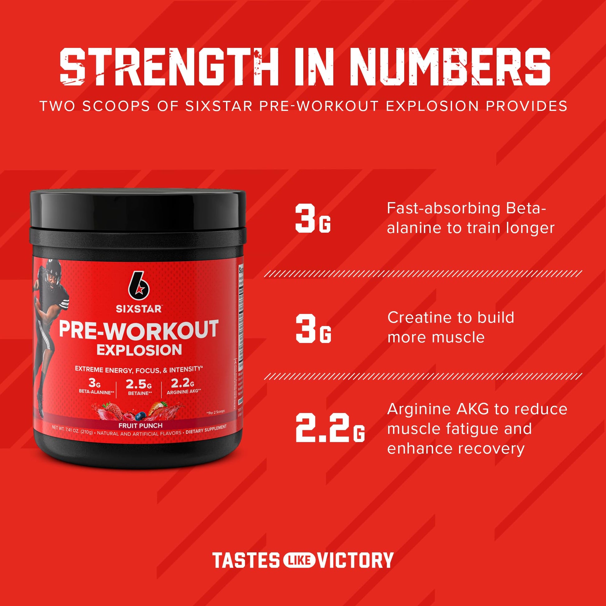 Six Star Pre Workout, PreWorkout Explosion, Pre Workout Powder for Men & Women Six Star buy supplements canada