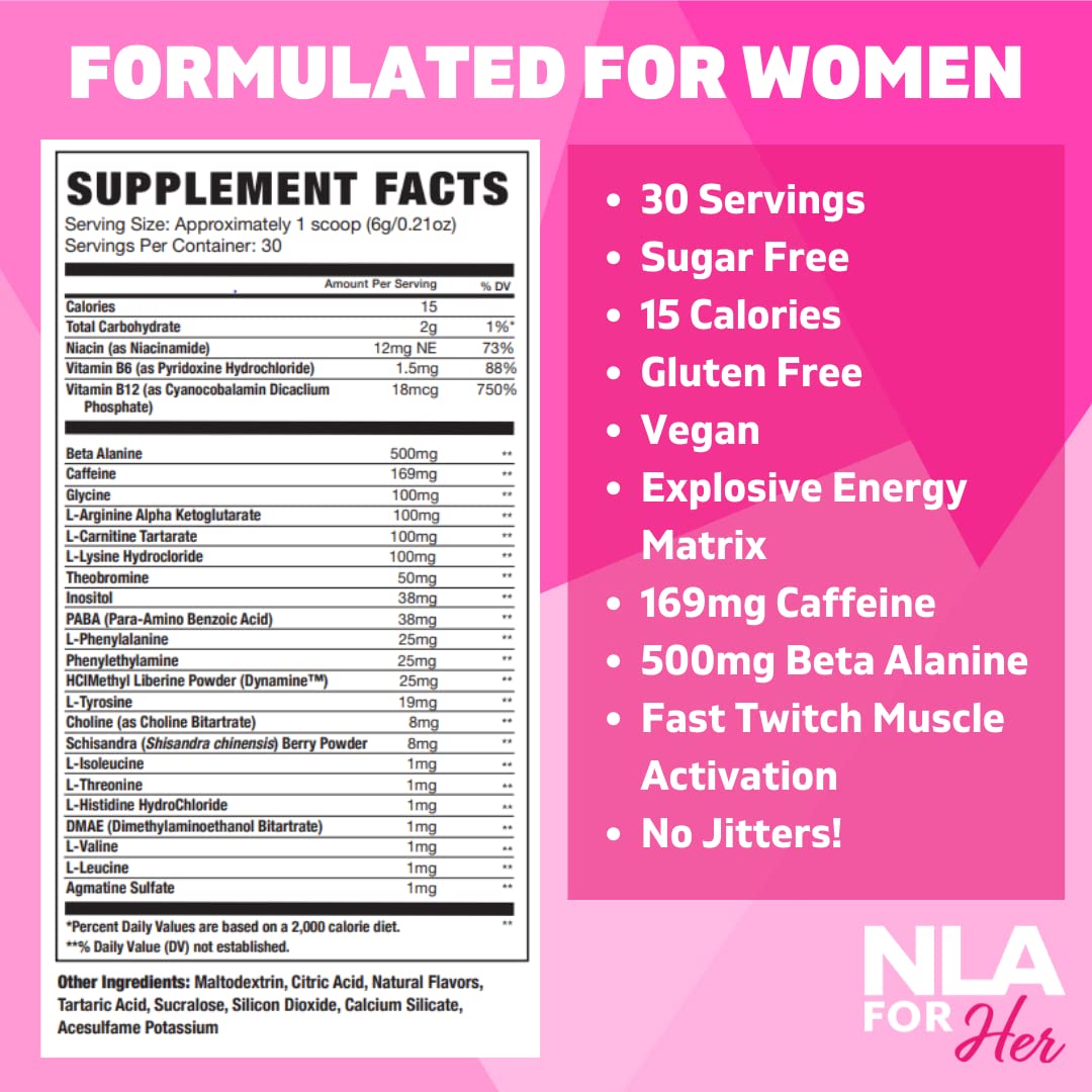 Uplift Pre-Workout for Women (30 Servings) -Raspberry Lemonade-Provides Clean NLA for Her buy supplements canada