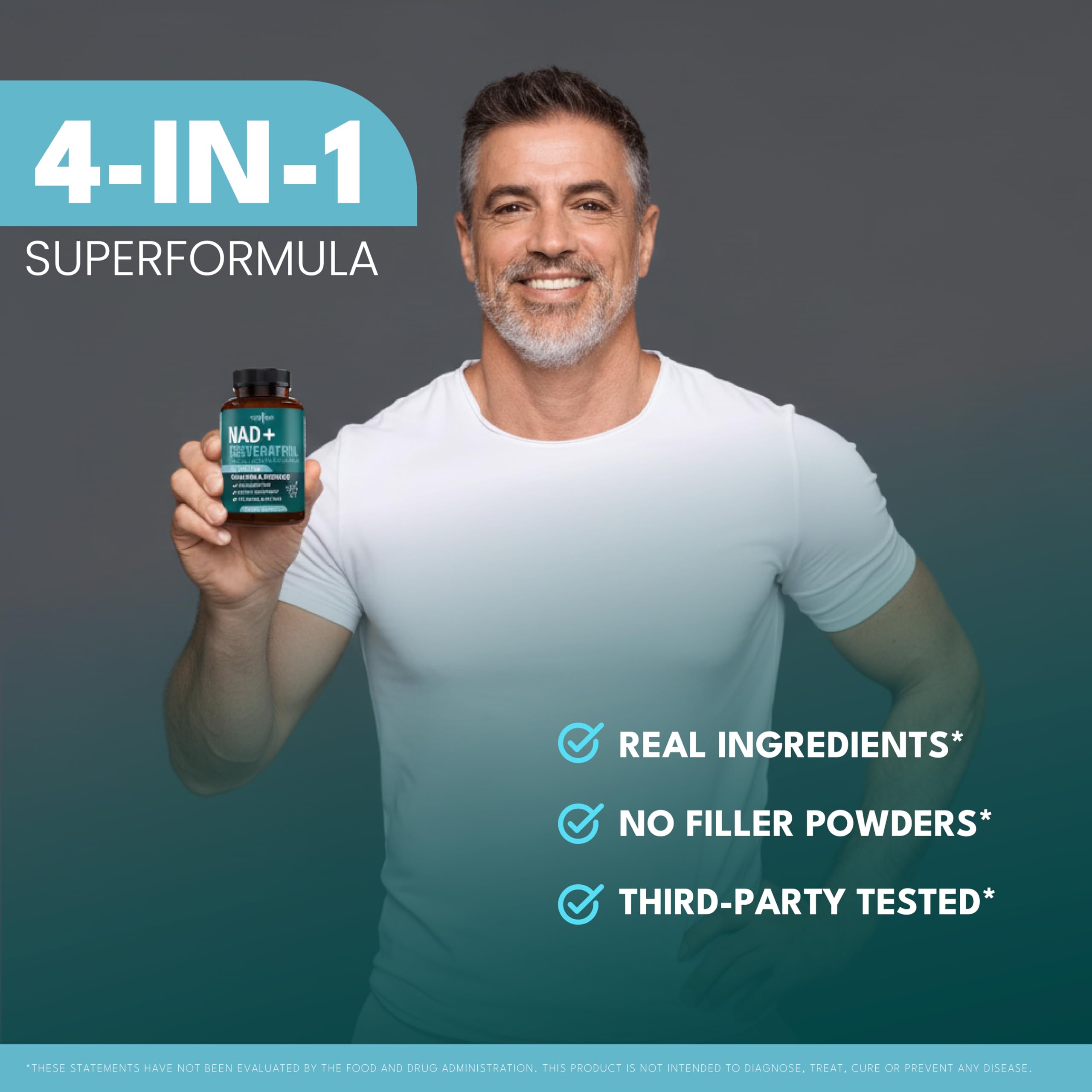 NEW AGE NAD+ Supplement Complex – NAD+ 300 mg with Astaxanthin, Urolithin A, Resveratrol, CoQ10 & Antioxidant Blend – Cellular Energy, Support or Women & Men – Vegan, Non-GMO- 120 Count NEW AGE buy supplements canada