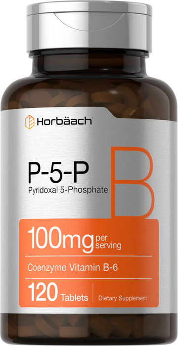 P-5-P Activated Vitamin B6 100mg | 120 Tablets | Vegetarian Supplement, Non-GMO Horbäach buy supplements canada