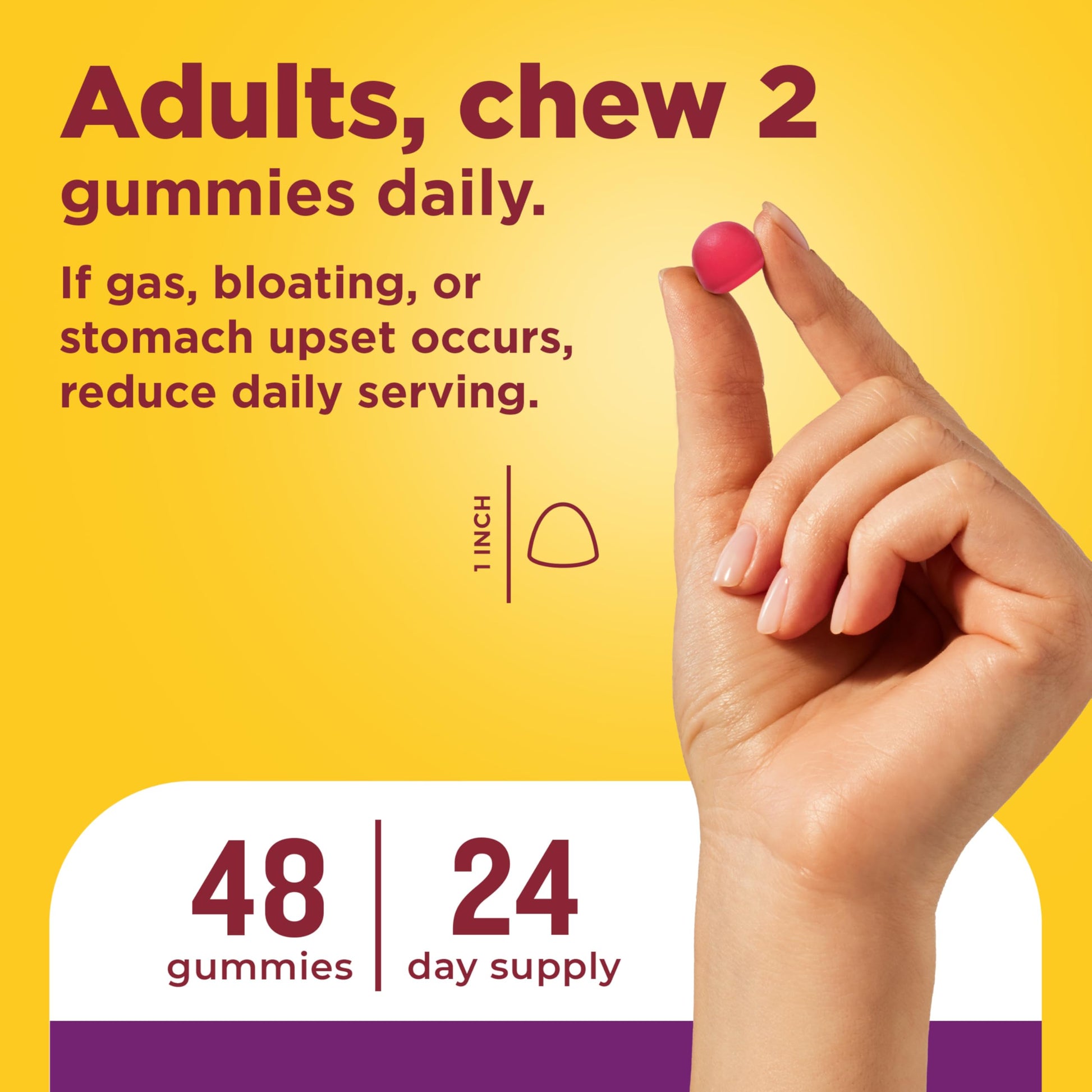Nature Made Triple-Action Biotics, Gut and Immune Health Support, Digestive Probiotics for Women and Men, Prebiotic Fiber Gummies, 48 Gummies, 24 Day Supply Nature Made buy supplements canada