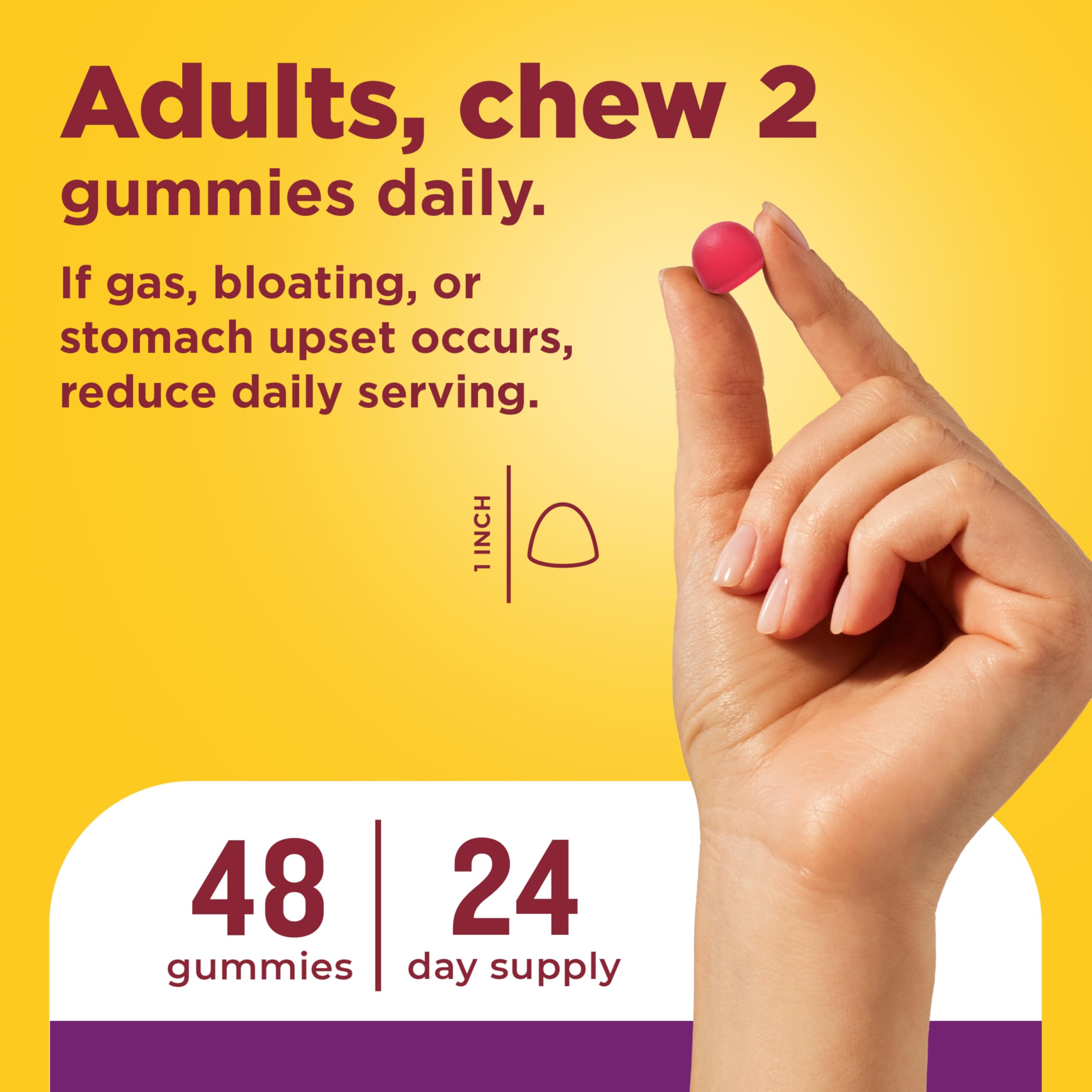 Nature Made Triple-Action Biotics, Gut and Immune Health Support, Digestive Probiotics for Women and Men, Prebiotic Fiber Gummies, 48 Gummies, 24 Day Supply Nature Made buy supplements canada