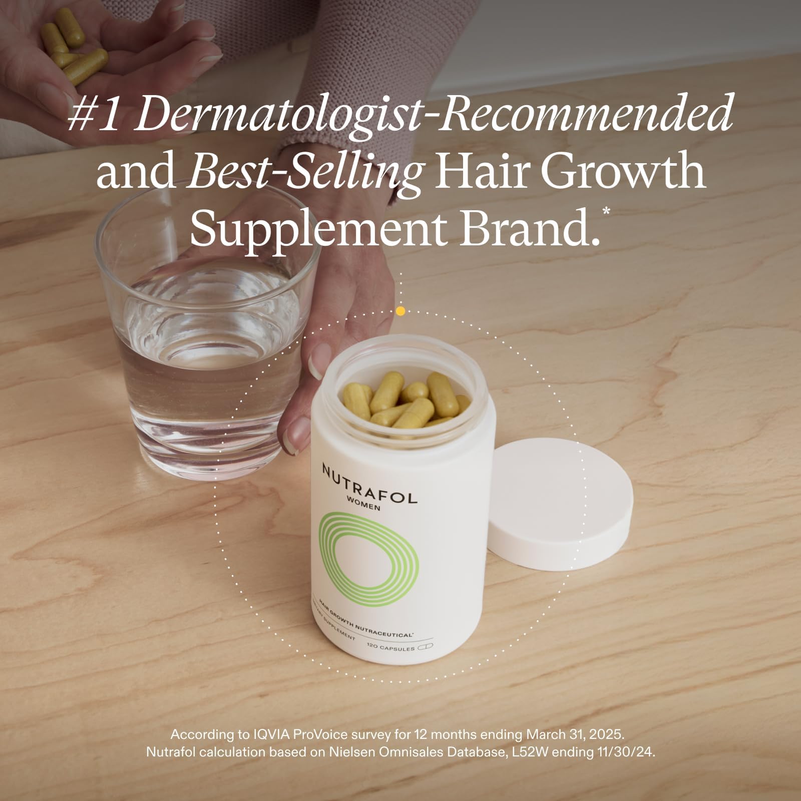 Nutrafol Women's Hair Growth Supplements, Ages 18-44, Clinically Proven for Visibly Thicker and Stronger Hair, Dermatologist Recommended - 1 Month Supply Nutrafol buy supplements canada