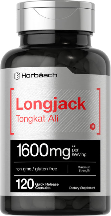 Longjack Tongkat Ali 1600 mg | 120 Capsules | Longifolia Root Extract Powder | Maximum Horbäach buy supplements canada