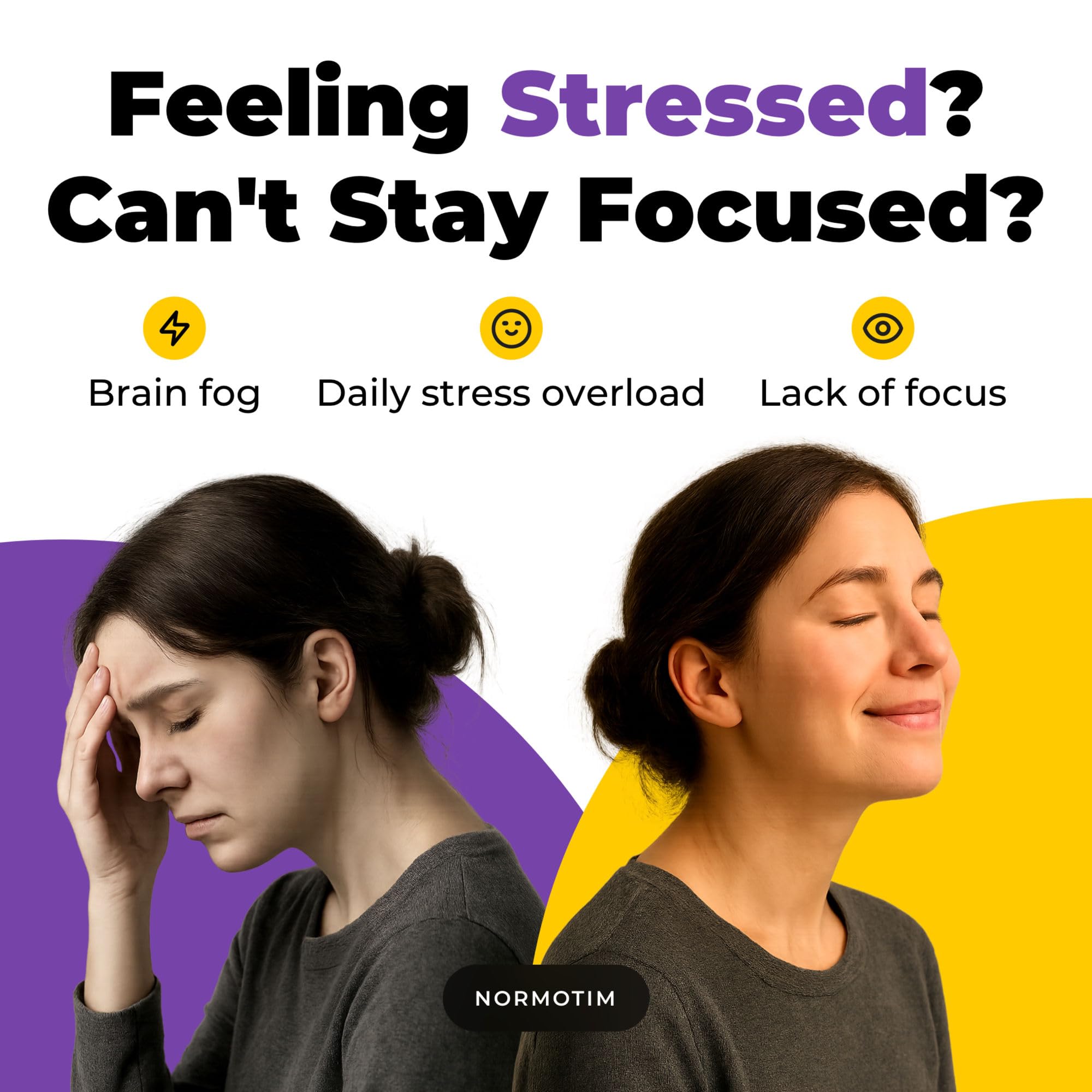 Calm & Focus Support – Lithium Ascorbate 5mg Fast-Dissolve Tablets with Vitamin C, B1 & B6 – Non-Drowsy Cognitive & Memory Support NORMOTIM buy supplements canada