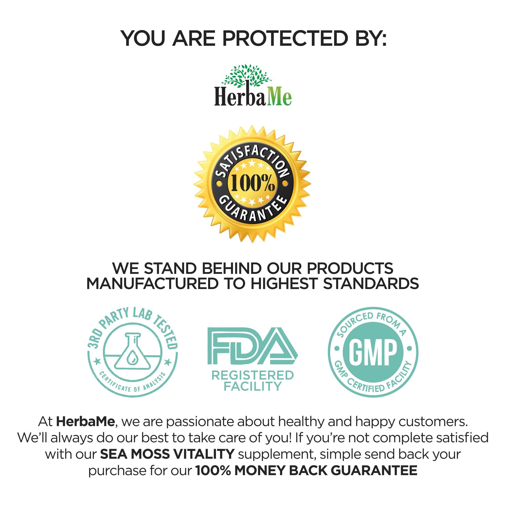 HerbaMe Organic Irish Sea Moss with Bladderwrack, Burdock Root & Black Pepper Extract, 150 Capsules, Thyroid Support, Natural Iodine Source, Promotes Immune System, Cell Food, Alkaline Supplement HerbaMe buy supplements canada